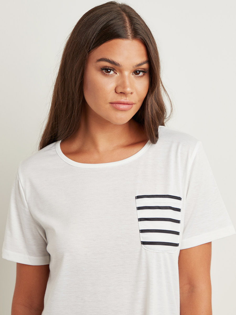 مجموعة من تيشيرت وبنطلون بيجاما من ستايلي-women-clothing-nightwear-pyjamas-longsets-image-5