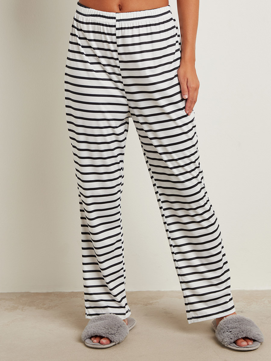 مجموعة من تيشيرت وبنطلون بيجاما من ستايلي-women-clothing-nightwear-pyjamas-longsets-image-6