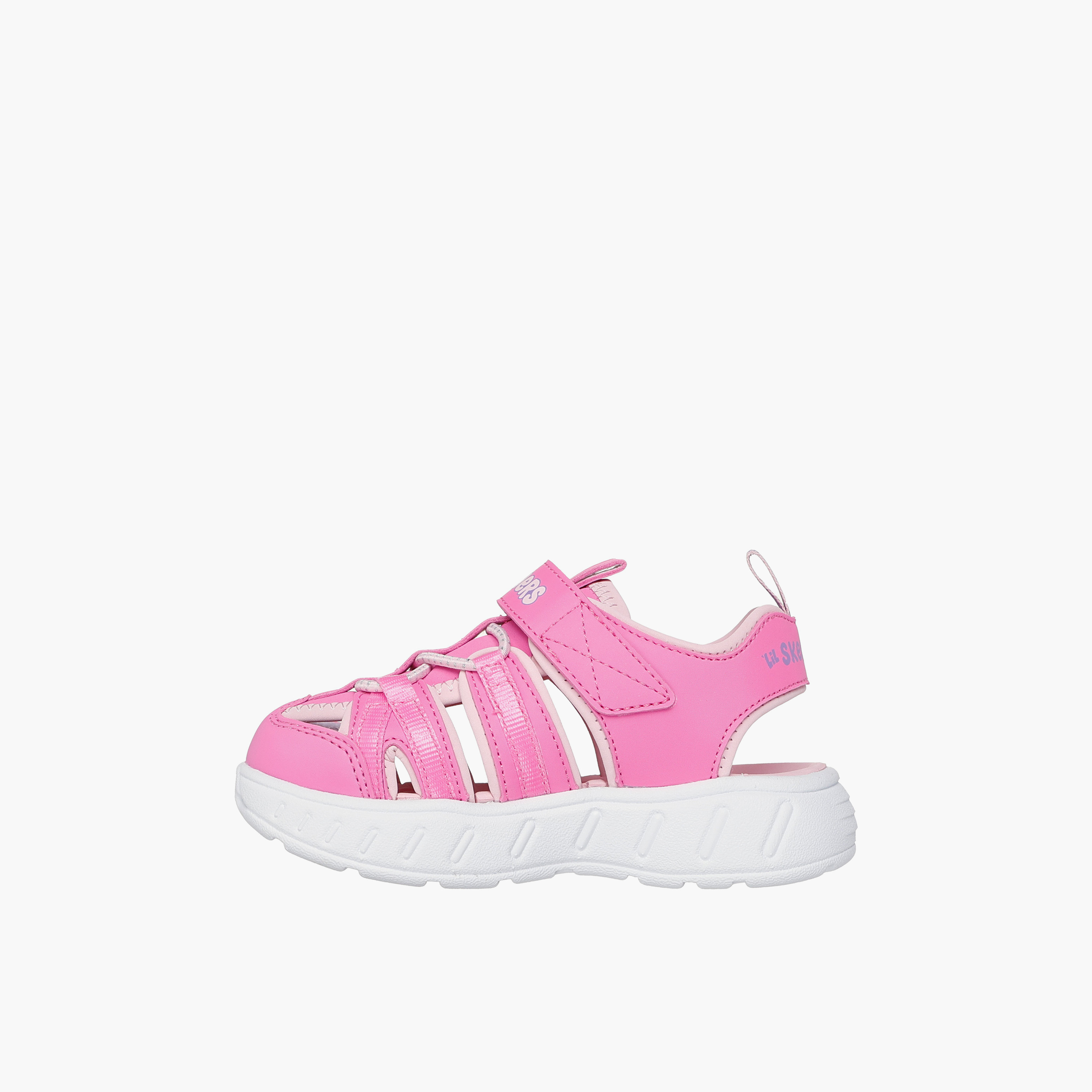 صندل بشريط إغلاق سبلاش بلاي سين من سكيتشرز - 303162N-PKLP-CP-baby-girls-shoes-sandals-image-3