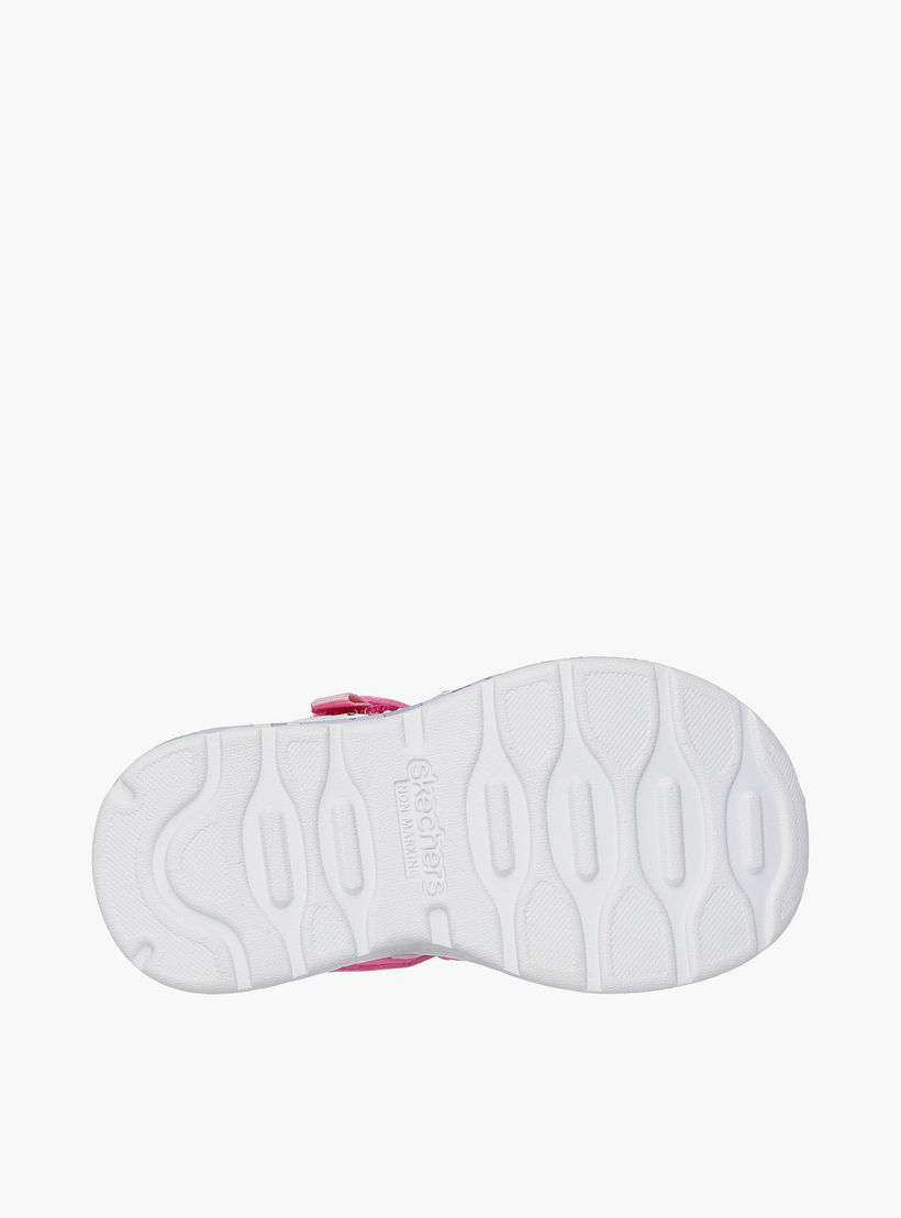 صندل بشريط إغلاق سبلاش بلاي سين من سكيتشرز - 303162N-PKLP-CP-baby-girls-shoes-sandals-image-4
