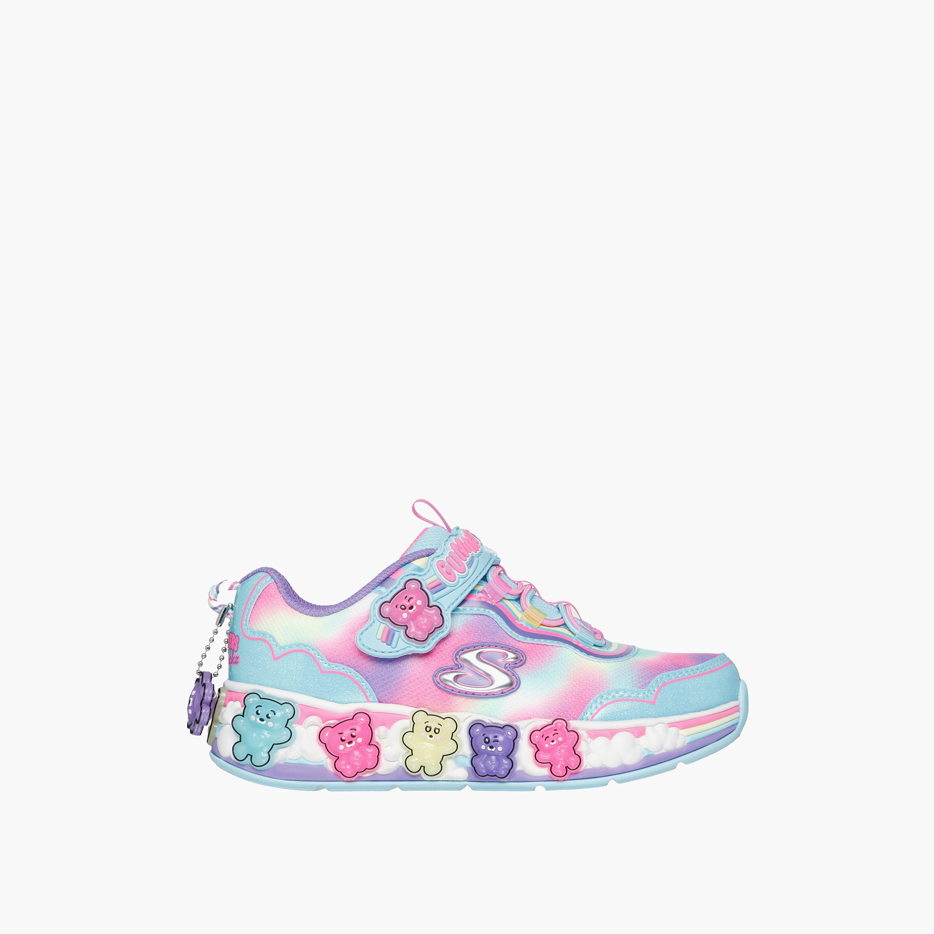حذاء مشي جامي فريندز بإضاءة وشريط لاصق للبنات من سكتشرز-girls-shoes-sneakers-image-2