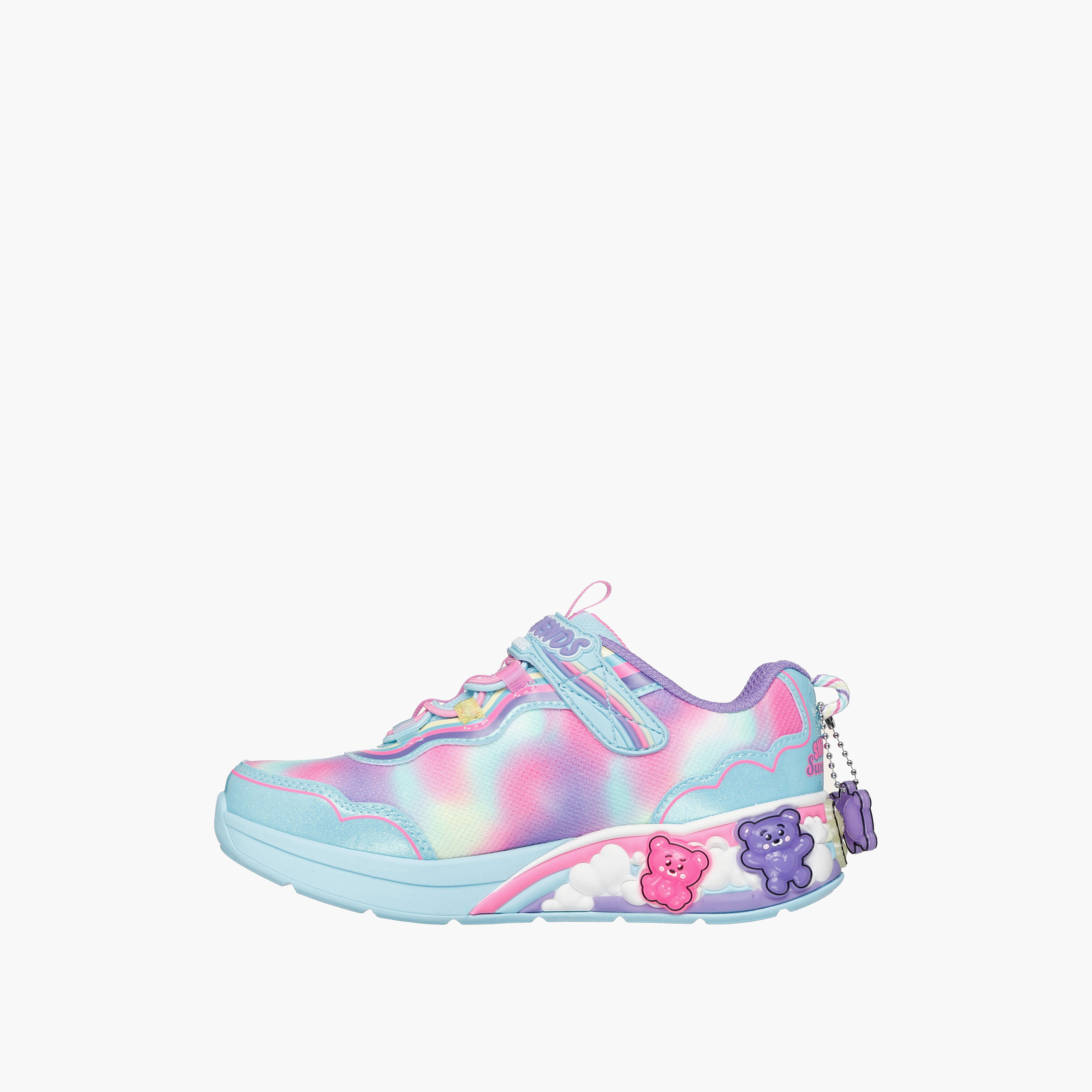 Skechers Girls Gummy Friends Light-Up Hook & Loop Walking Shoes-girls-shoes-sneakers-image-4