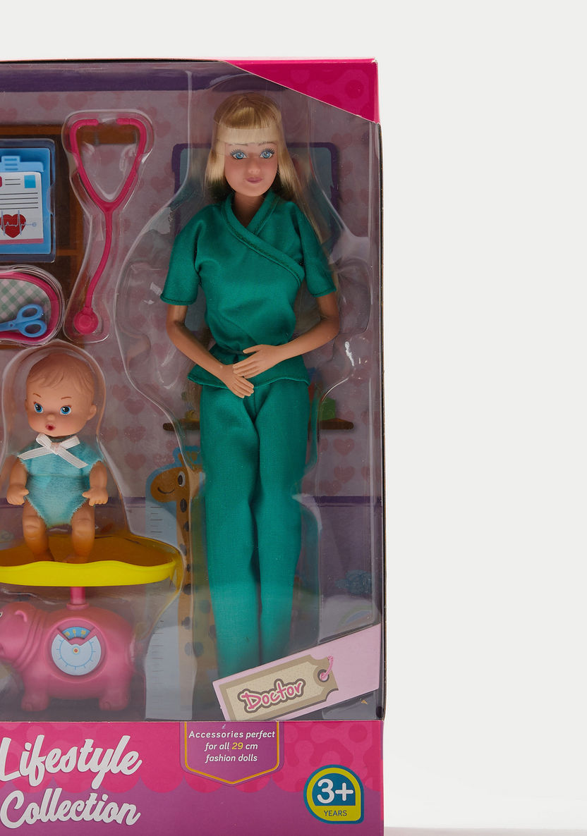 Juniors Doctor Fashion Doll Playset-Dolls and Playsets-image-1
