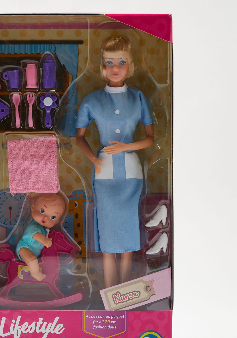 Juniors Nurse Fashion Doll Playset-Dolls and Playsets-image-1