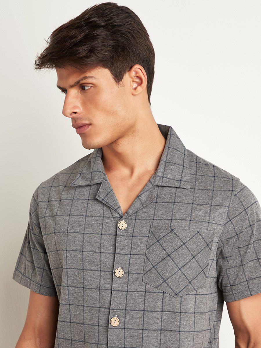مجموعة من قميص وبنطلون بيجاما من ستايلي-men-clothing-nightwear-sets-image-4