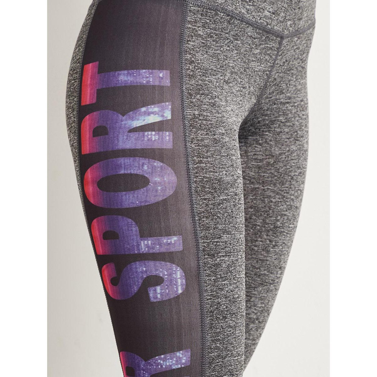 Styli Colorful Sport Text Printed Active Leggings-women-clothing-leggings-image-5