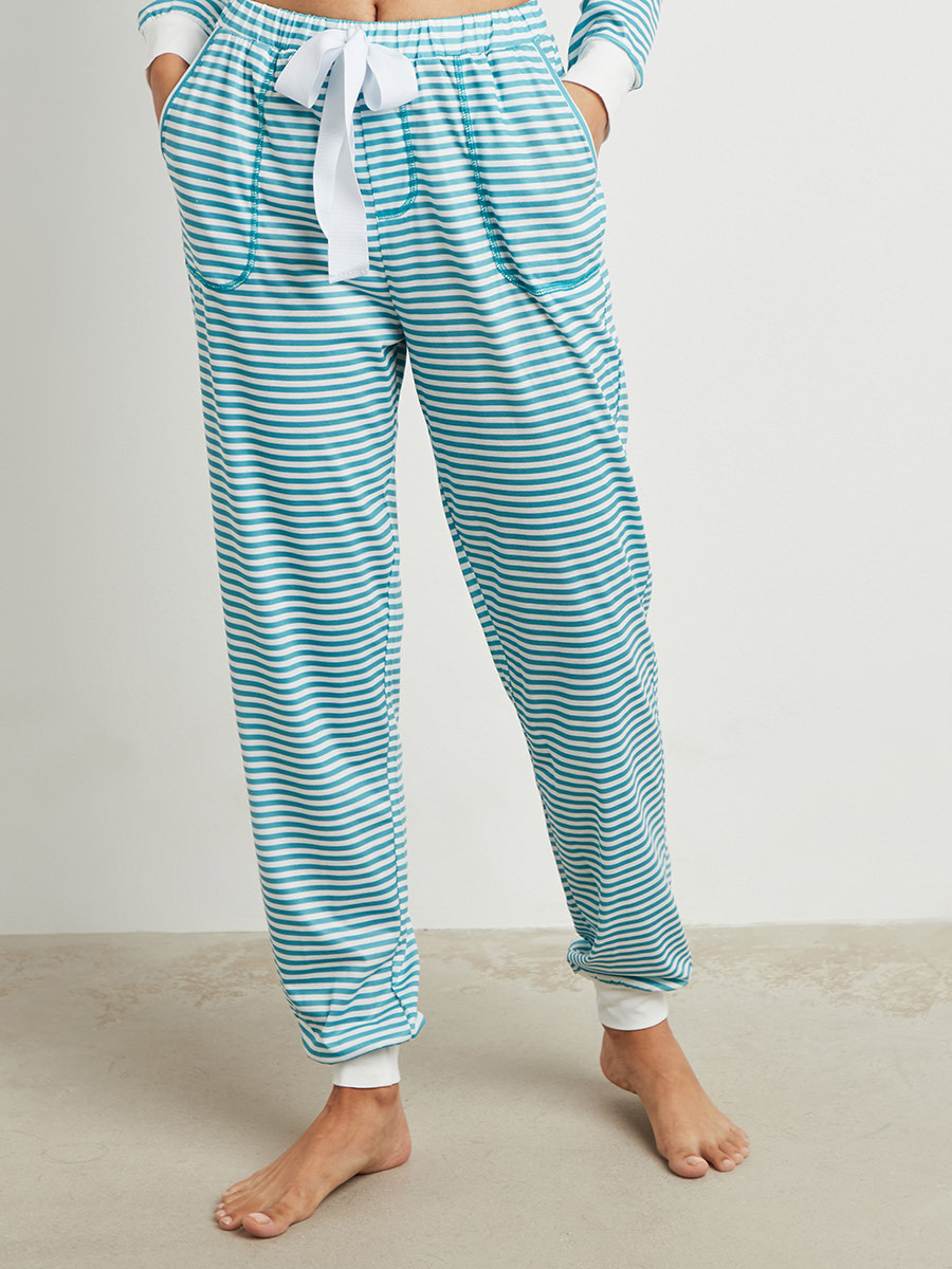 مجموعة من تيشيرت وبنطلون بيجاما من ستايلي-women-clothing-nightwear-pyjamas-longsets-image-3