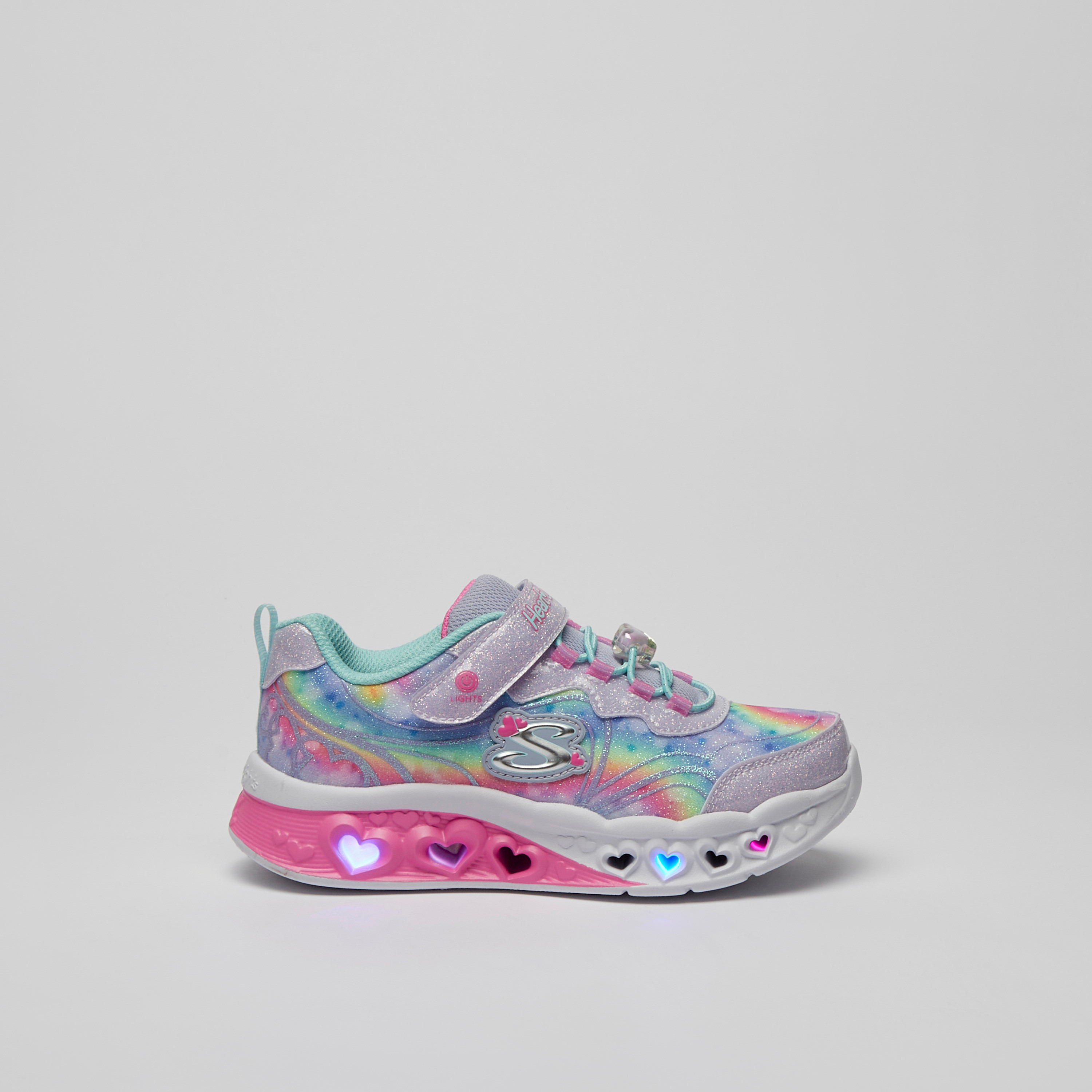 حذاء سنيكرز بناتي من سكيتشرز فلاتر هارت لايتس | 303253L-girls-shoes-sneakers-image-6