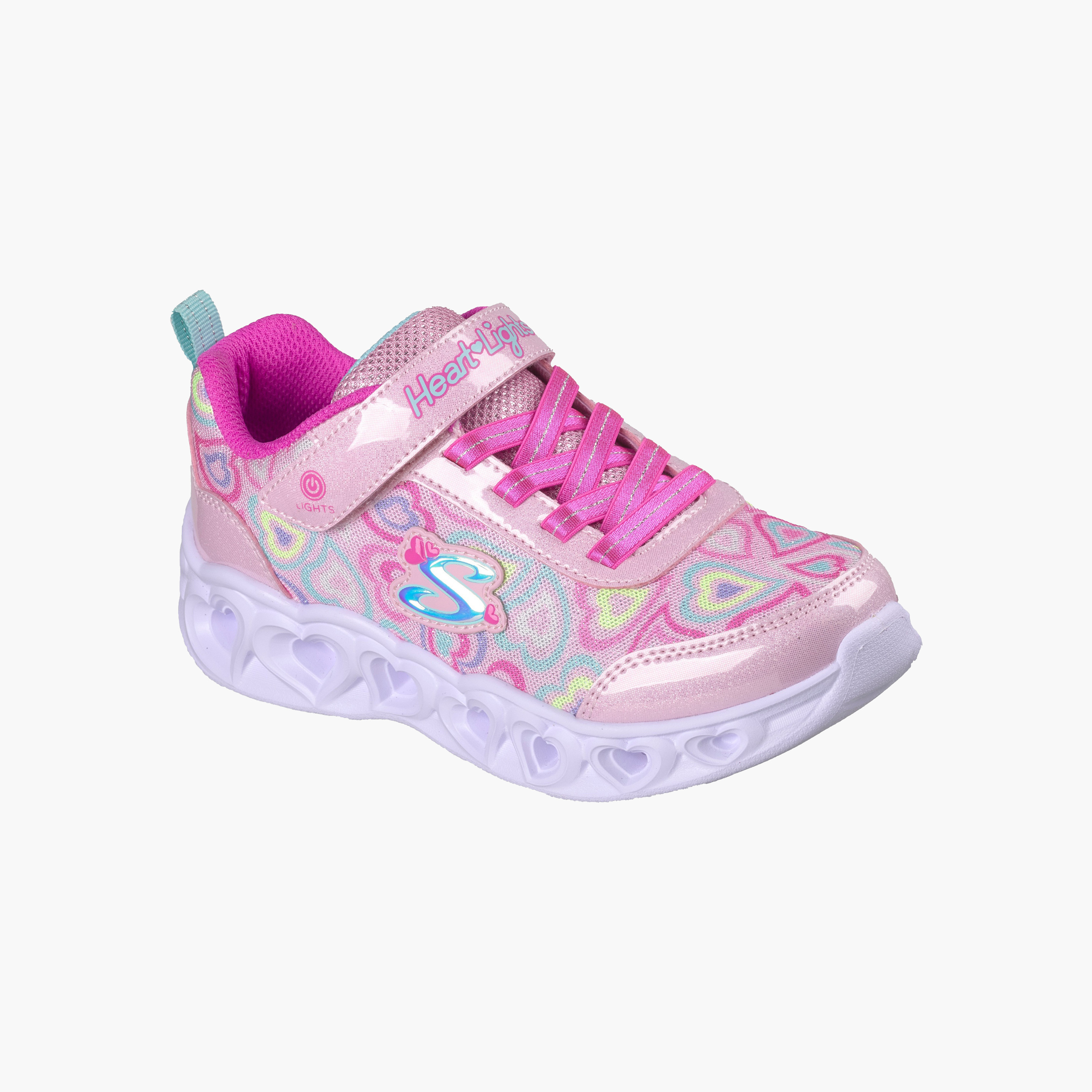 حذاء رياضي مضيء للبنات بشريط إغلاق للبنات من سكيتشرز-girls-shoes-sneakers-image-5