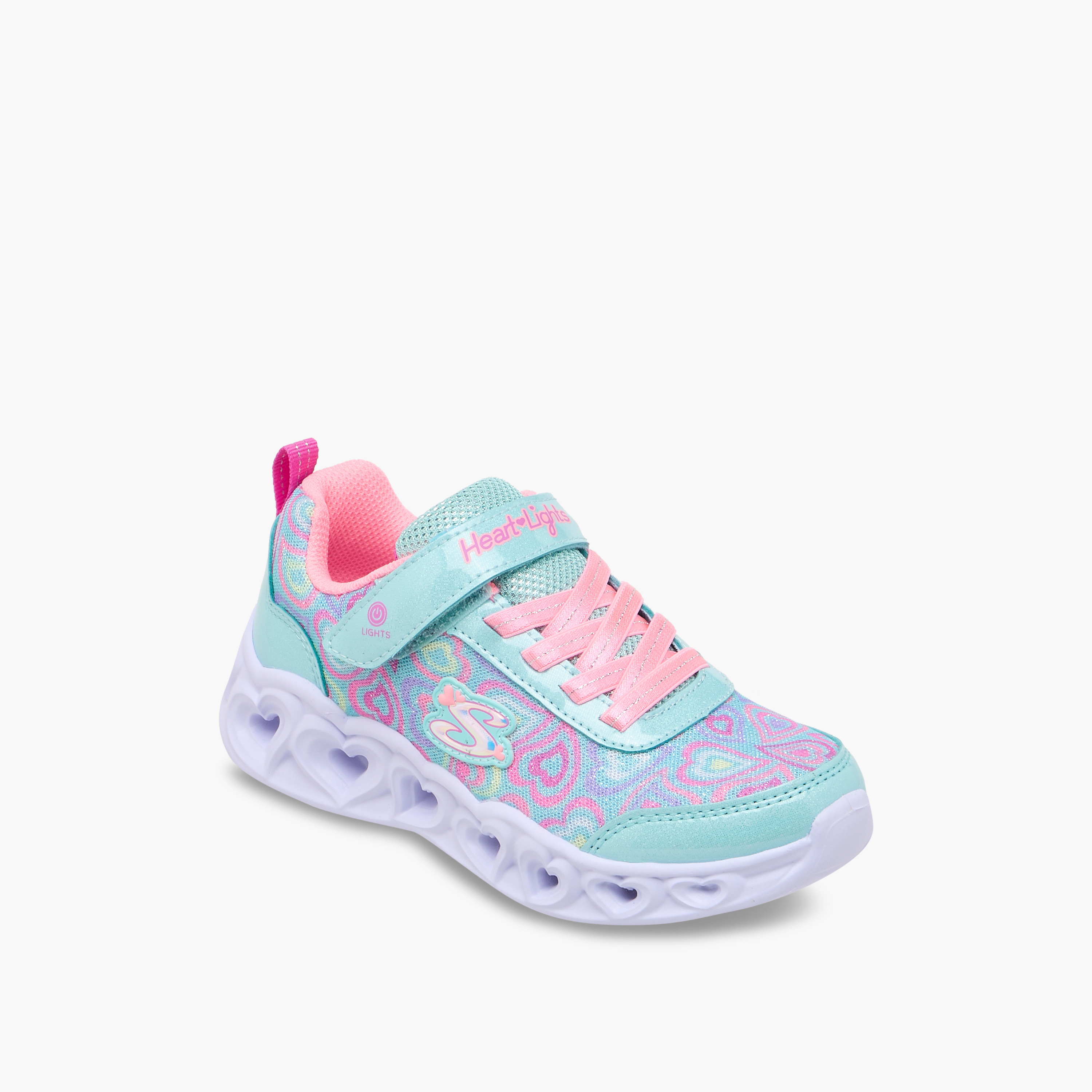 سكيتشرز - حذاء رياضي هارت لايتس هوك اند لوب - للبنات  303257L | OE-girls-shoes-sneakers-image-8
