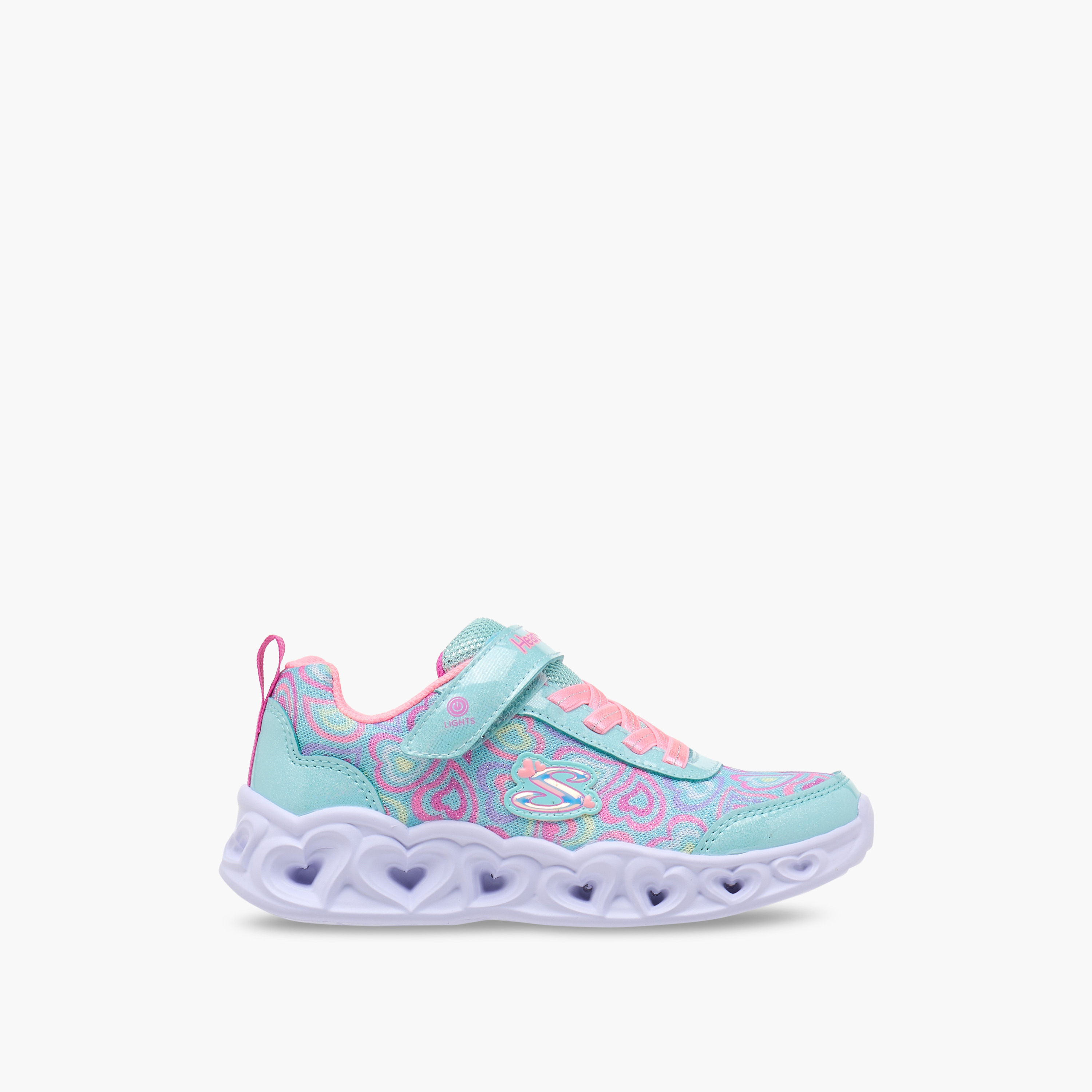 سكيتشرز - حذاء رياضي هارت لايتس هوك اند لوب - للبنات  303257L | OE-girls-shoes-sneakers-image-9