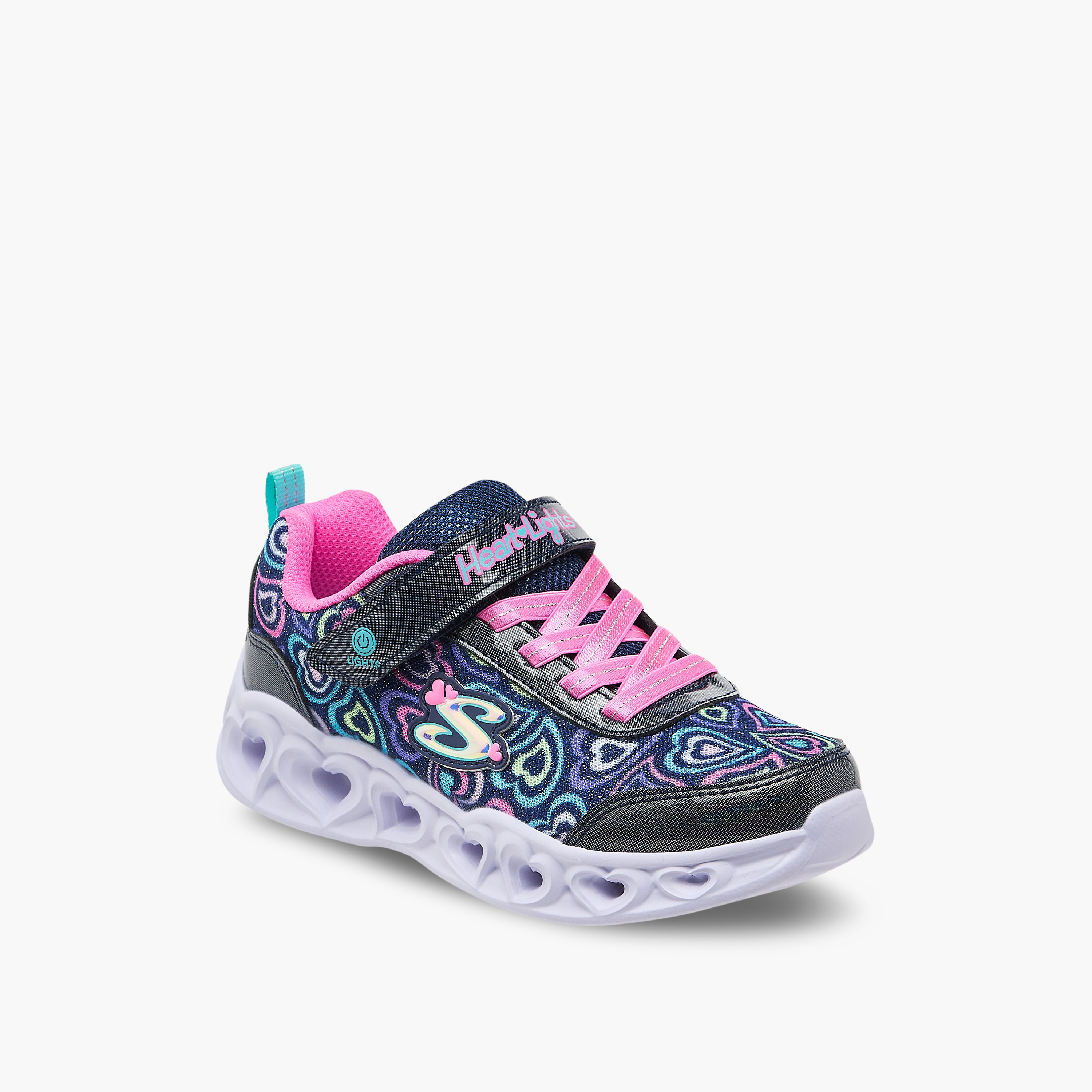سكيتشرز - حذاء رياضي هارت لايتس هوك اند لوب - للبنات  303257L | OE-girls-shoes-sneakers-image-2
