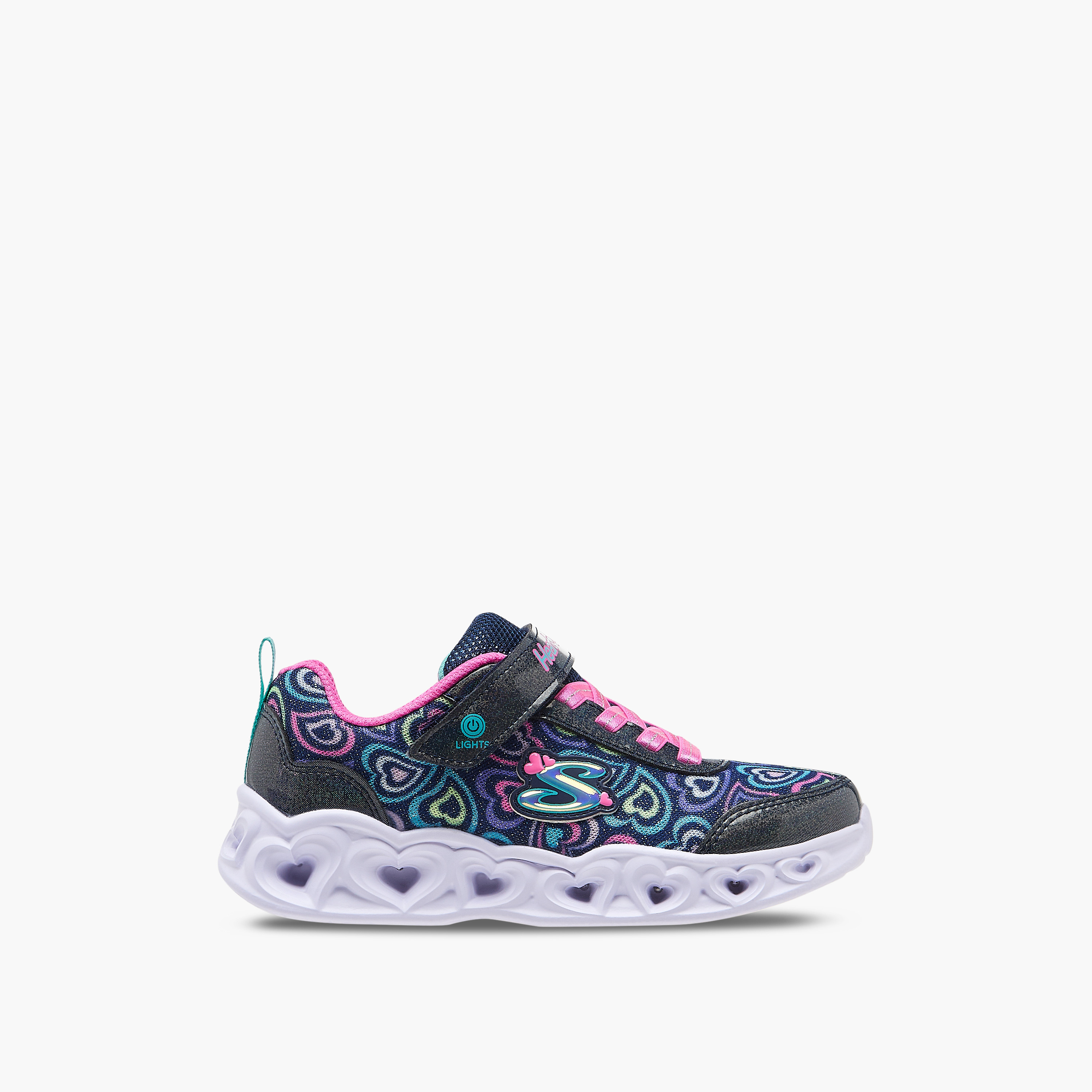 سكيتشرز - حذاء رياضي هارت لايتس هوك اند لوب - للبنات  303257L | OE-girls-shoes-sneakers-image-3