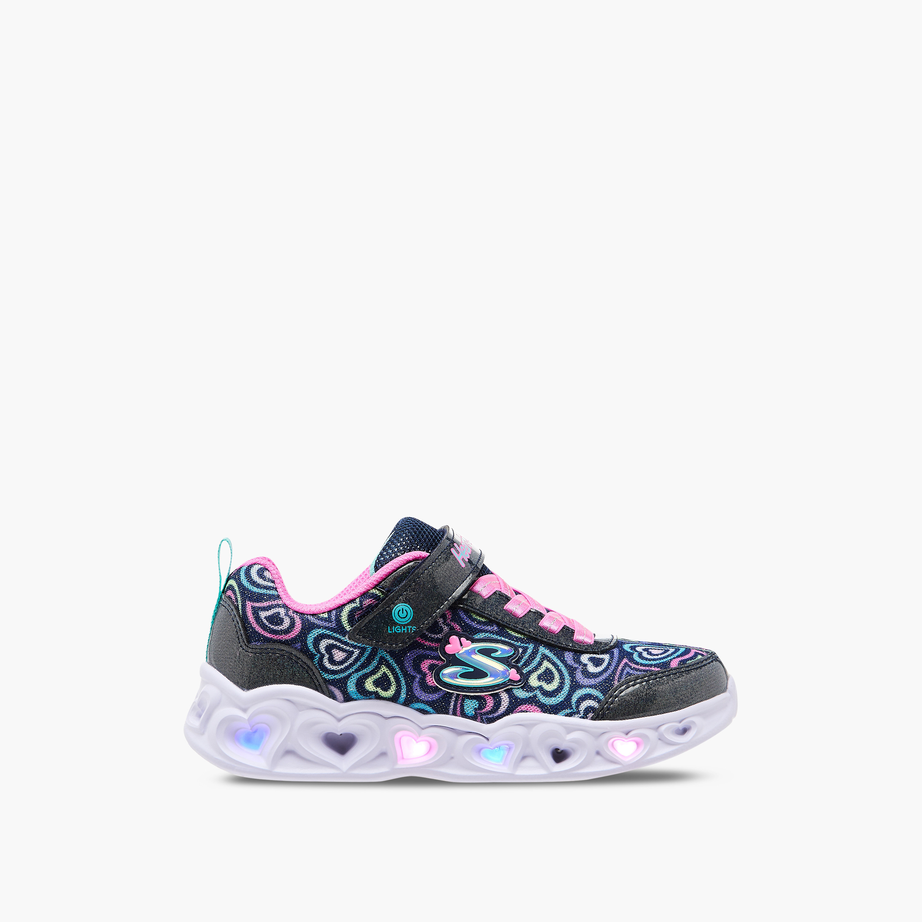 سكيتشرز - حذاء رياضي هارت لايتس هوك اند لوب - للبنات  303257L | OE-girls-shoes-sneakers-image-6