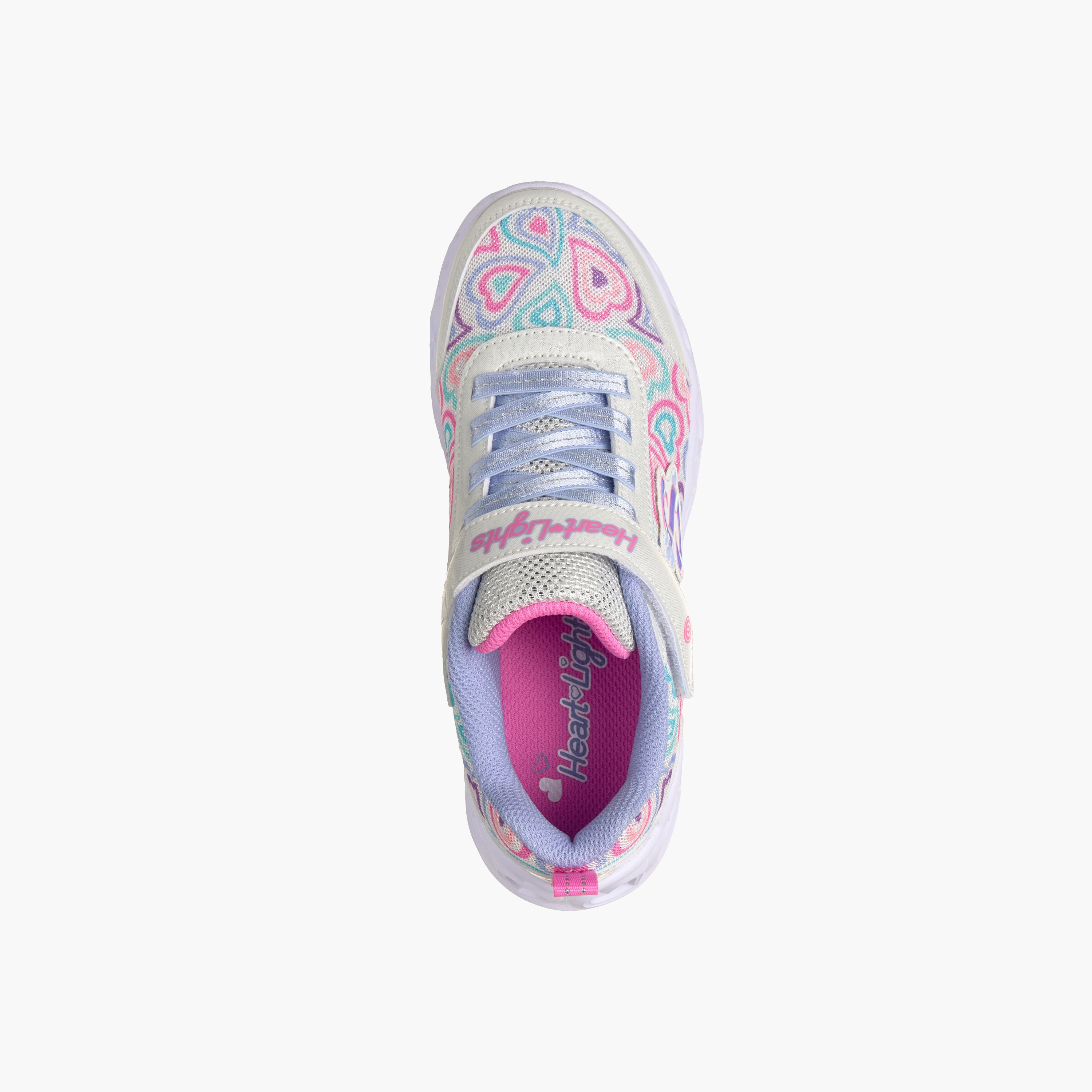 حذاء رياضي للبنات بإضاءة وشريط إغلاق لاصق من سكيتشرز-girls-shoes-sneakers-image-2