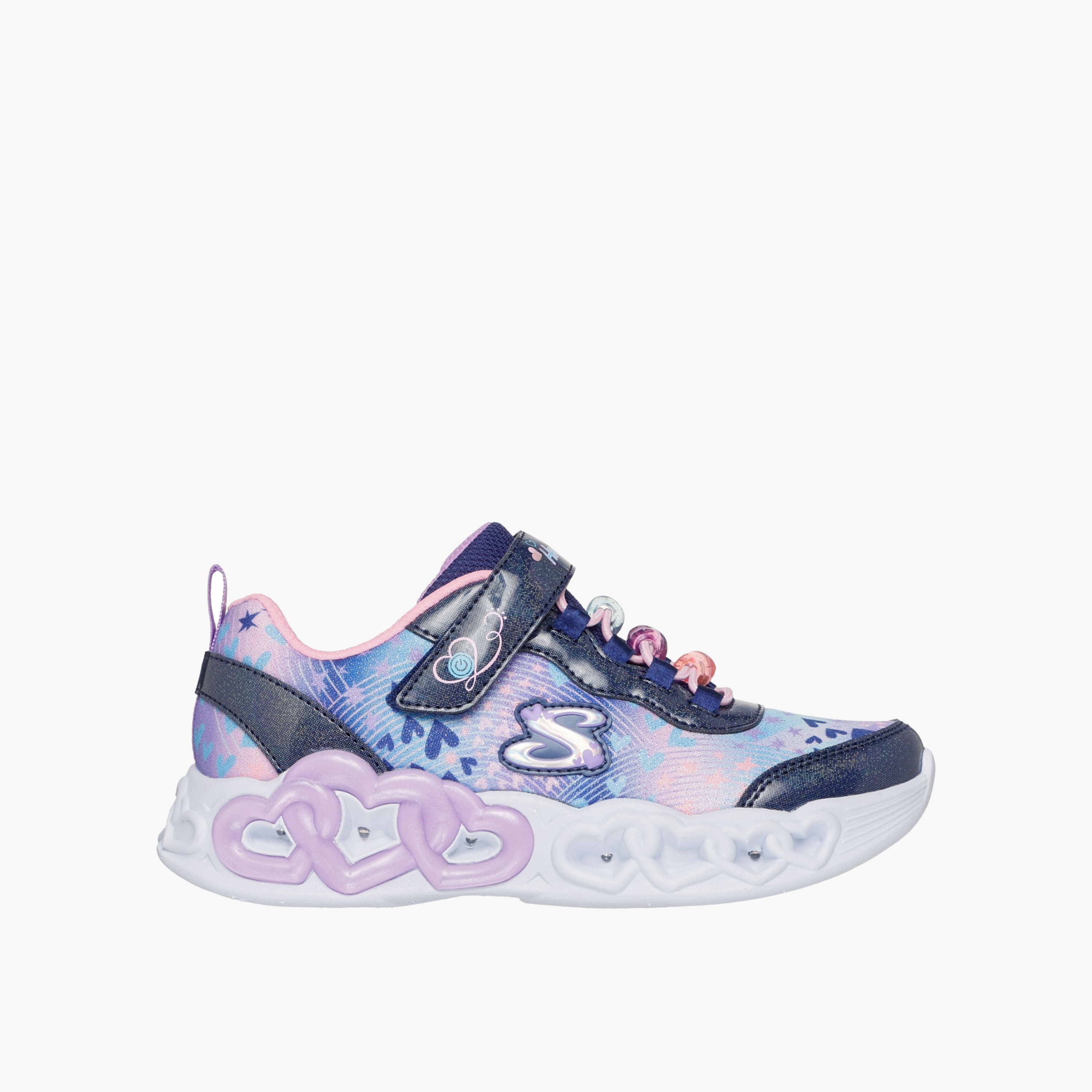 Skechers Girls INFINITE HEART LIGHTS Light-Up Sports Shoes-girls-shoes-sneakers-image-2