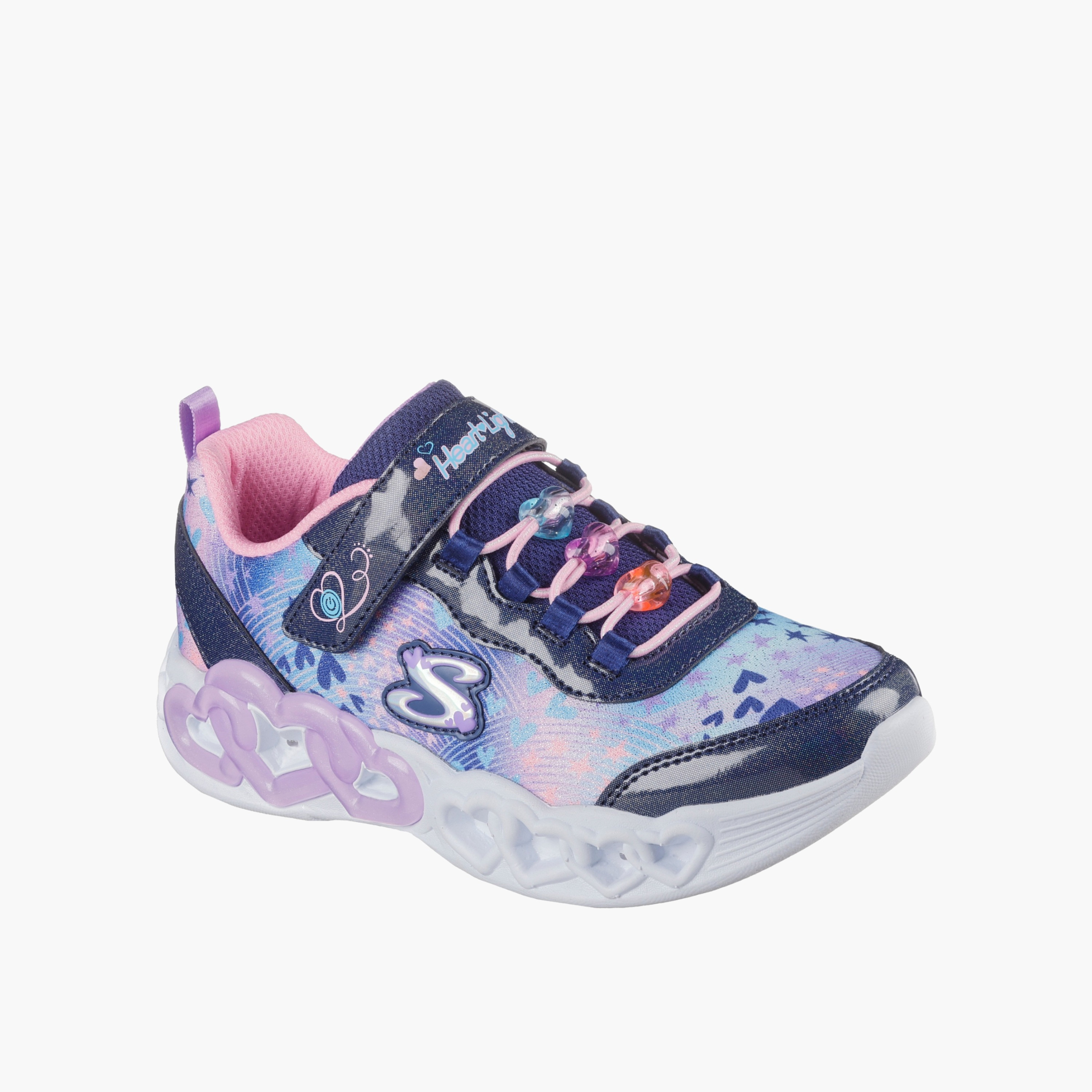 Skechers Girls INFINITE HEART LIGHTS Light-Up Sports Shoes-girls-shoes-sneakers-image-5