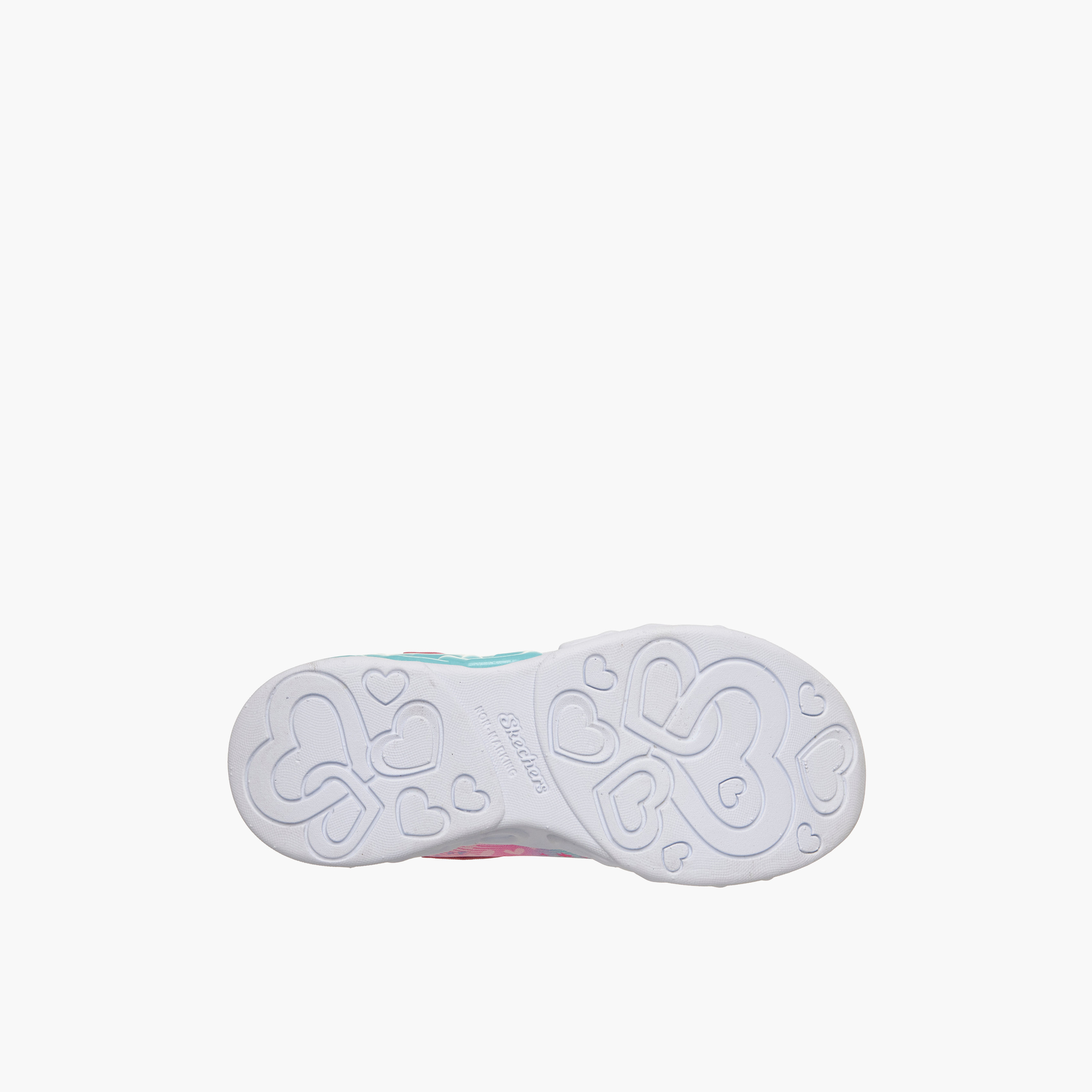 Skechers Girls INFINITE HEART LIGHTS Hook & Loop Sneakers-girls-shoes-sports-image-5