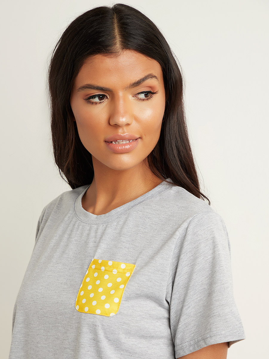 مجموعة من تيشيرت وبنطلون بيجاما من ستايلي-women-clothing-nightwear-pyjamas-bottoms-image-6