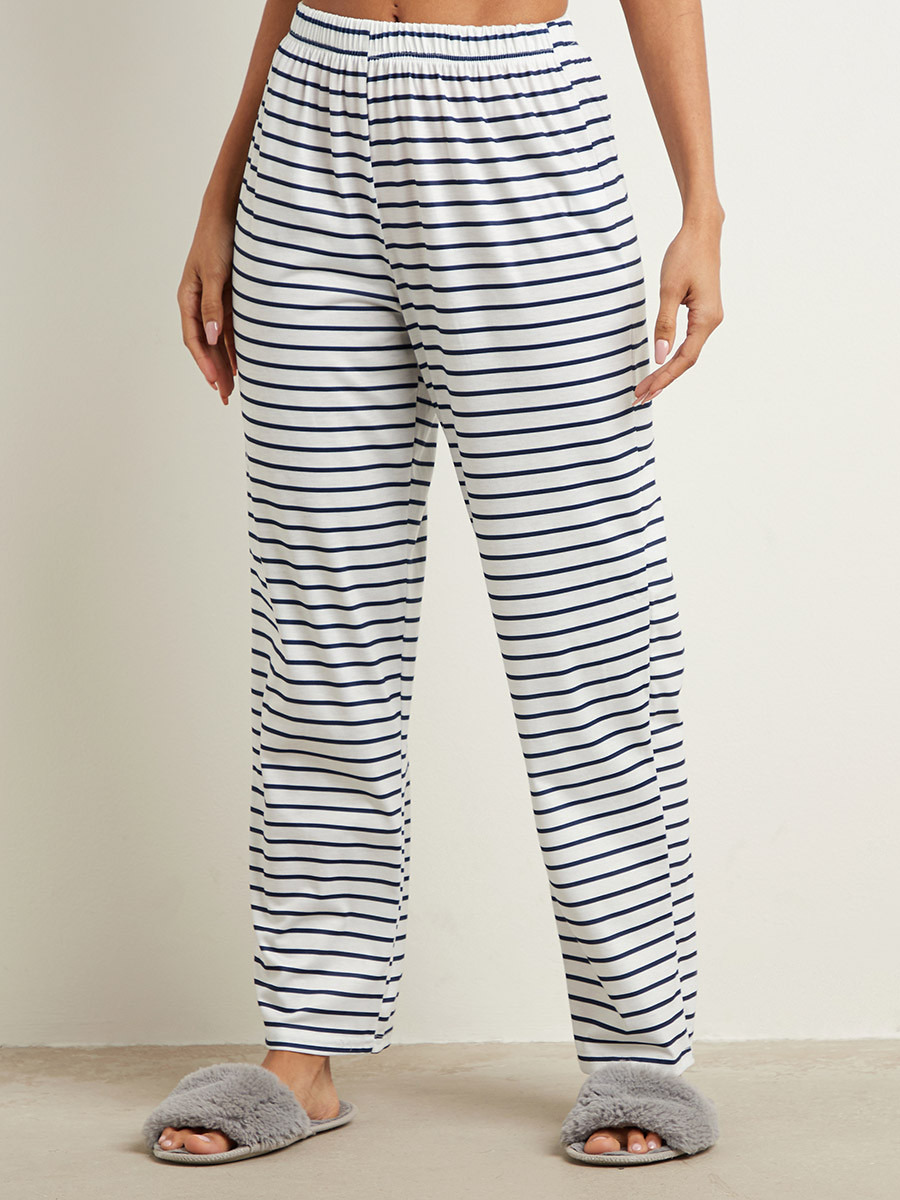 مجموعة من تيشيرت وبنطلون بيجاما من ستايلي-women-clothing-nightwear-pyjamas-bottoms-image-4