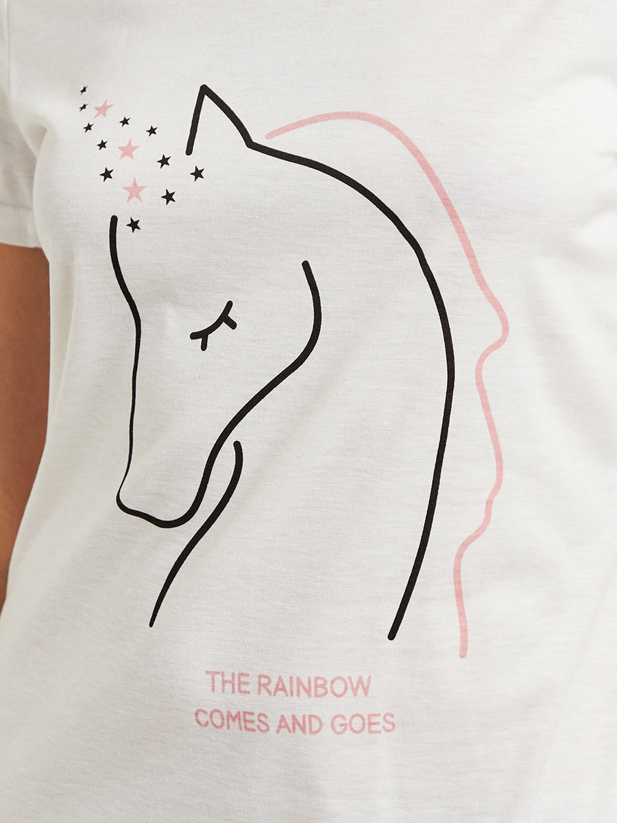 Styli Unicorn Graphic Printed Sleep T-shirt Dress-women-clothing-nightwear-nighties-image-3