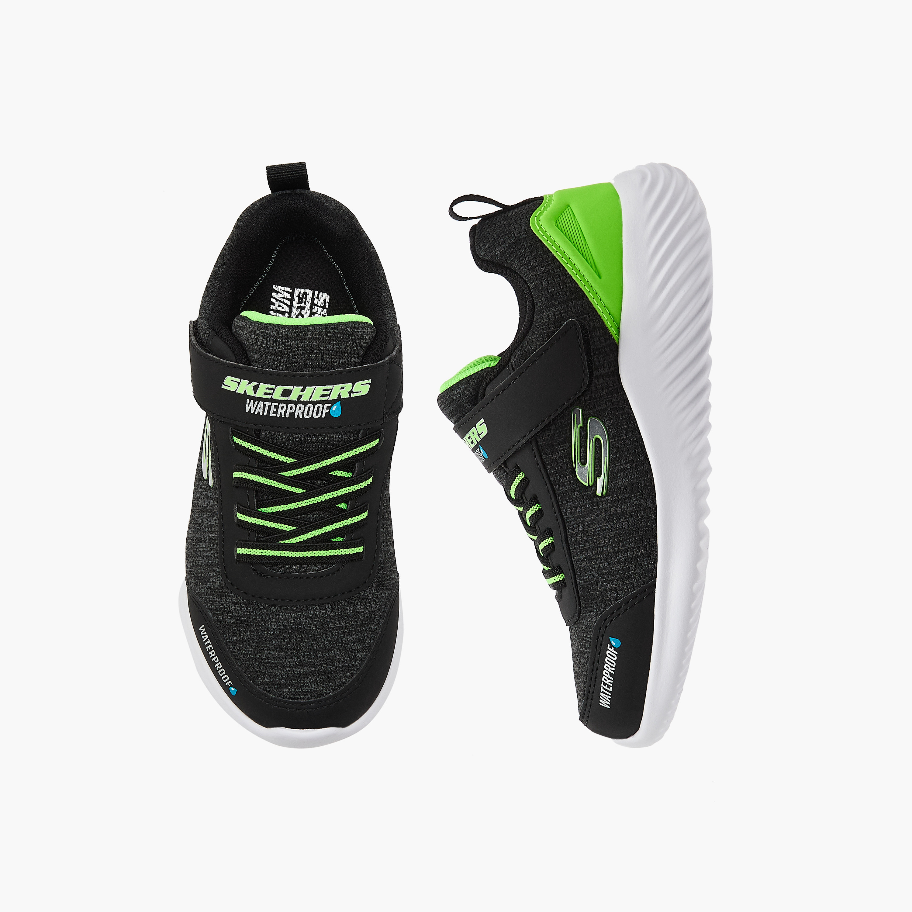Skechers Girls DYNAMIC TREAD Hook & Loop Sneakers 303387L | OE-girls-shoes-sneakers-image-1