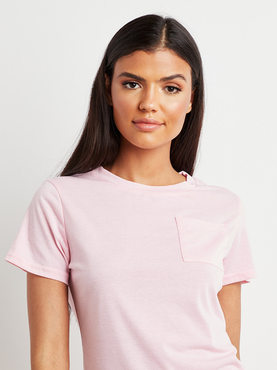 مجموعة من تيشيرت وشورت مخطط من ستايلي-women-clothing-nightwear-pyjamas-bottoms-image-4