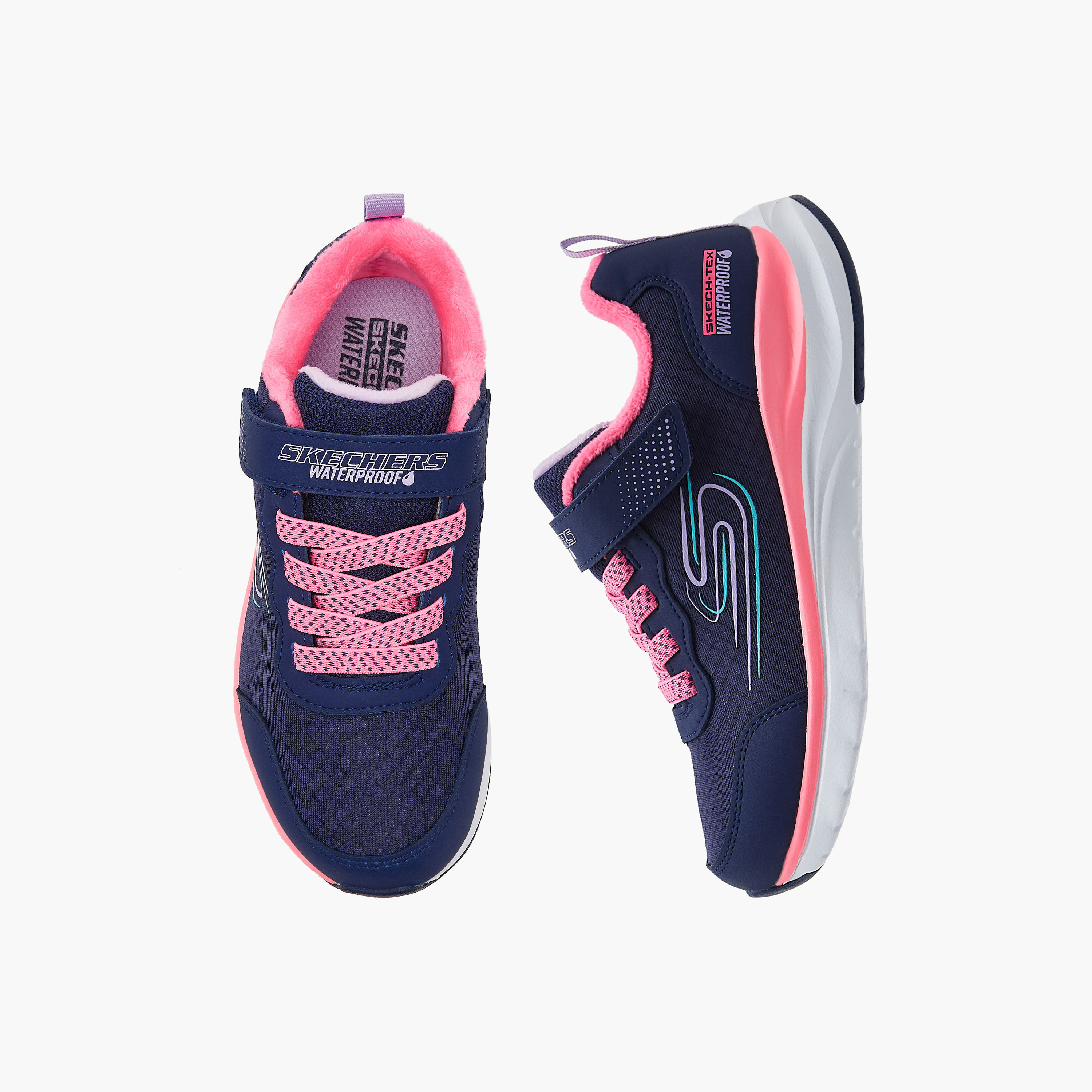 سكيتشرز - حذاء رياضي الترا قروف هوك اند لوب - للبنات 303462L | OE-girls-shoes-sneakers-image-1