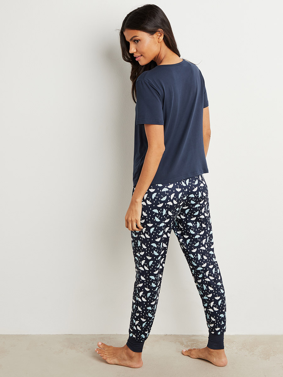 مجموعة من تيشيرت وبنطلون بيجاما من ستايلي-women-clothing-nightwear-pyjamas-longsets-image-6