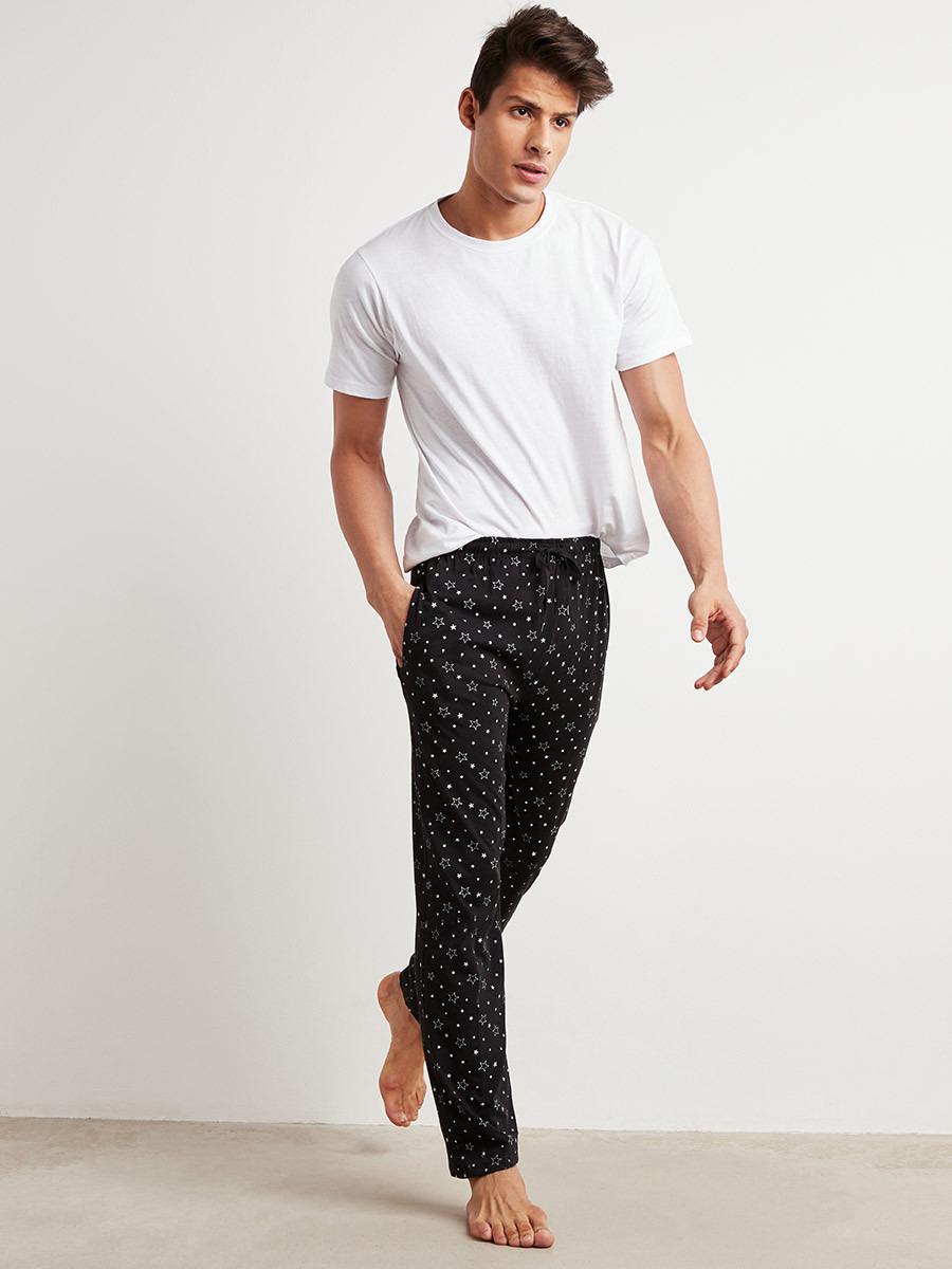 Star Printed Straight Fit Pyjama-men-clothing-nightwear-pyjamaandshorts-image-1