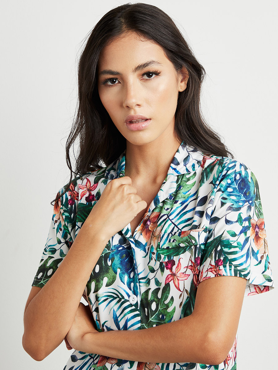 مجموعة من قميص وبنطلون بيجاما من ستايلي-women-clothing-nightwear-pyjamas-longsets-image-2