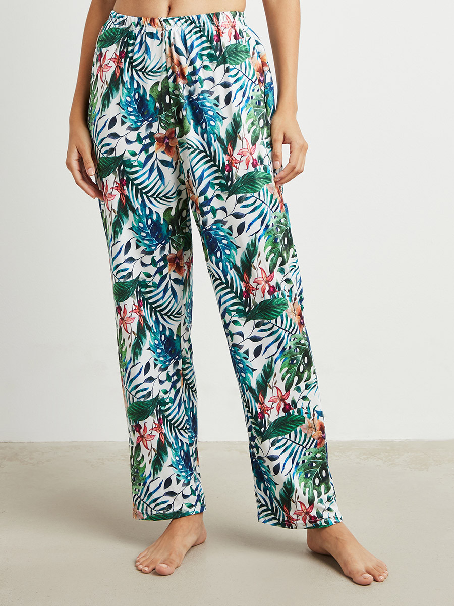 مجموعة من قميص وبنطلون بيجاما من ستايلي-women-clothing-nightwear-pyjamas-longsets-image-4