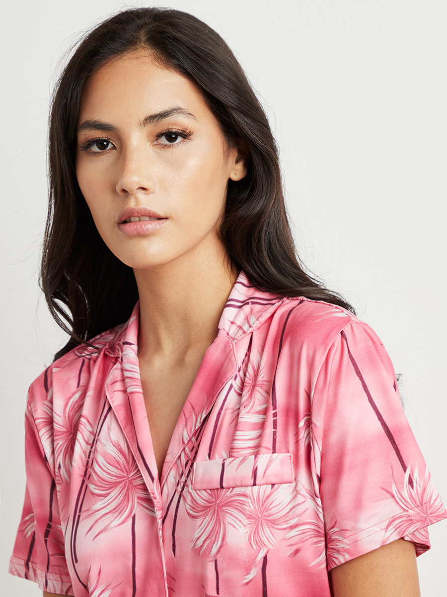 مجموعة من قميص وبنطلون بيجاما من ستايلي-women-clothing-nightwear-pyjamas-longsets-image-3