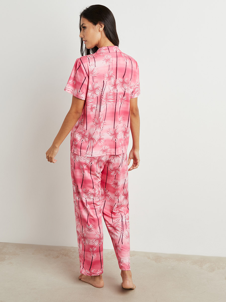 مجموعة من قميص وبنطلون بيجاما من ستايلي-women-clothing-nightwear-pyjamas-longsets-image-5