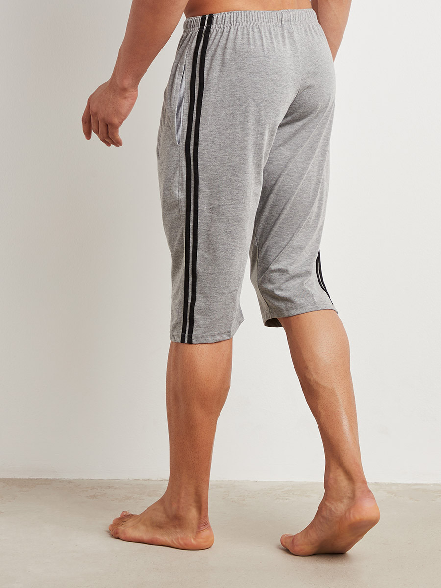 Drawstring Elastic Waist Capri with Side Pocket-men-clothing-nightwear-pyjamaandshorts-image-4