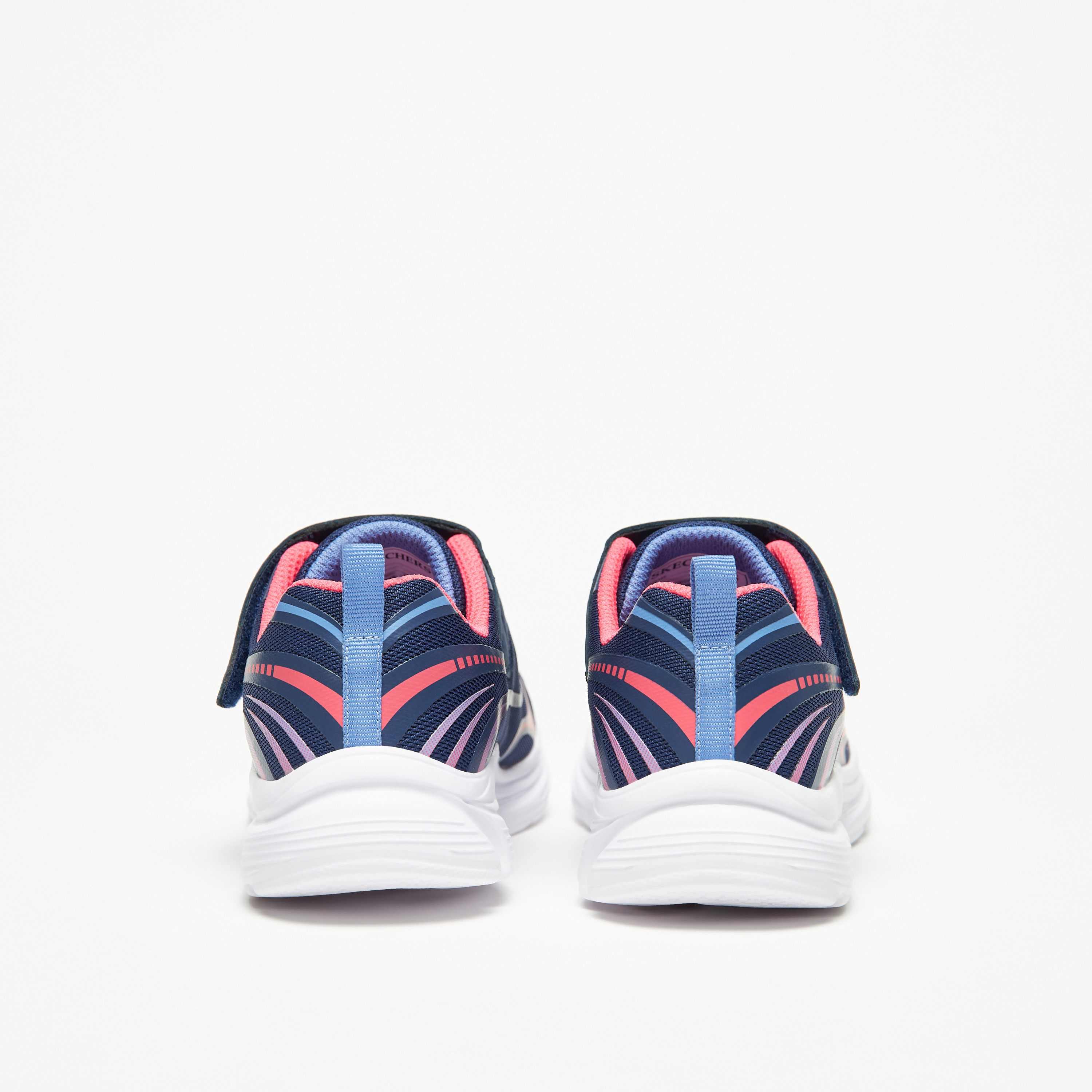 سكيتشرز حذاء رياضي ويفي لايتس مضيء ميموري فوم كاحل منخفض للبنات 303520L-AQPK | OE-girls-shoes-sneakers-image-5