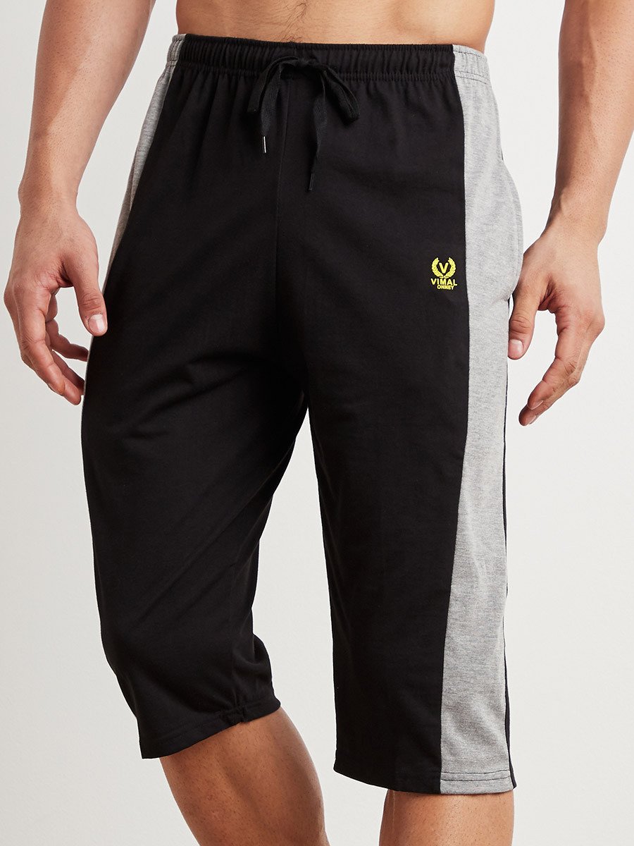 Contrast Side Stripe Capri with Side Pocket-men-clothing-nightwear-pyjamaandshorts-image-2
