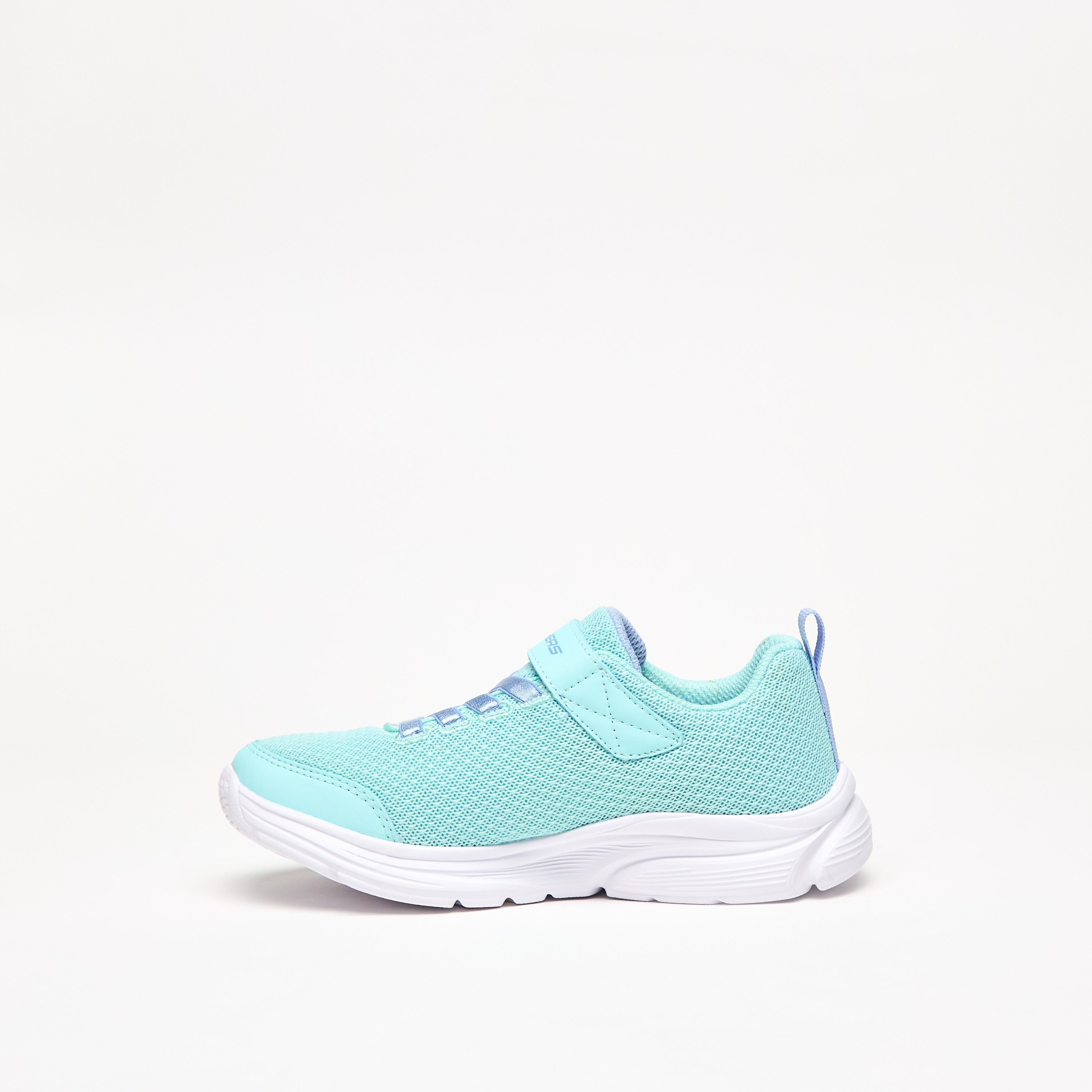 سكيتشرز حذاء رياضي ويفي لايتس مضيء ميموري فوم كاحل منخفض للبنات 303522L-AQUA | OE-girls-shoes-sneakers-image-3
