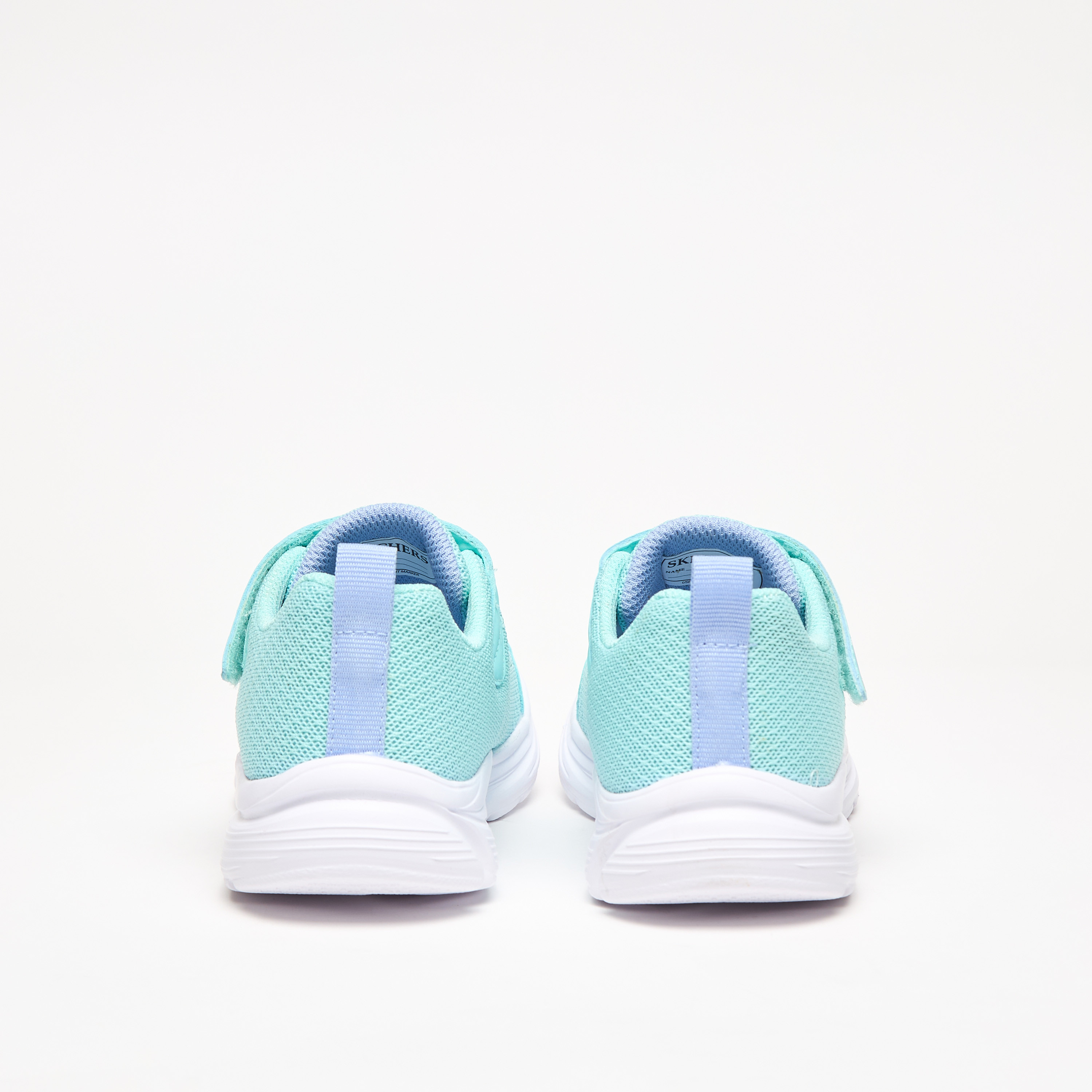 Skechers Wavy Lites Girls Memory Foam Low Ankle Sneakers 303522L-AQUA | OE-girls-shoes-sneakers-image-5