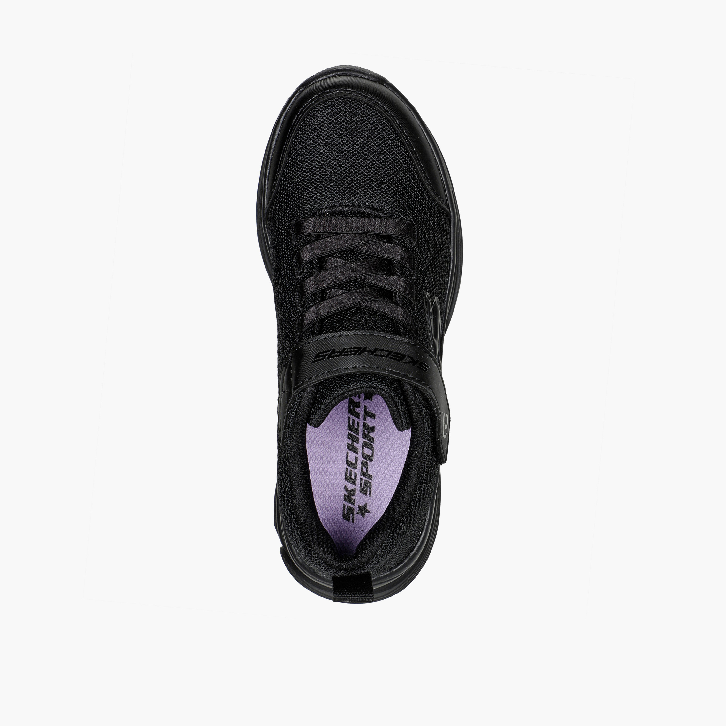سكيتشرز حذاء رياضي ويفي لايتس مضيء ميموري فوم كاحل منخفض للبنات 303522L-AQUA | OE-girls-shoes-sneakers-image-3