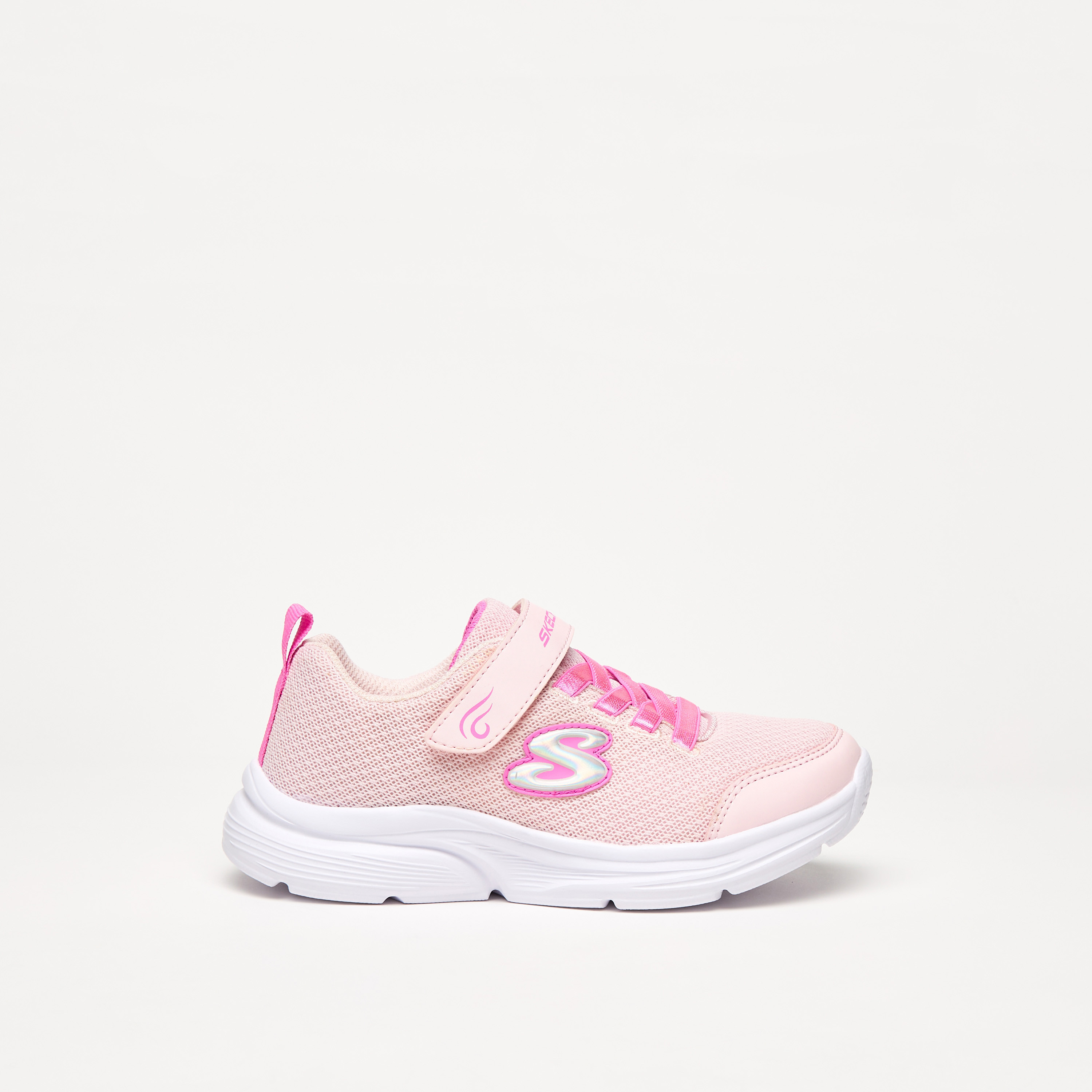 سكيتشرز حذاء رياضي ويفي لايتس مضيء ميموري فوم كاحل منخفض للبنات 303522L-AQUA | OE-girls-shoes-sneakers-image-12