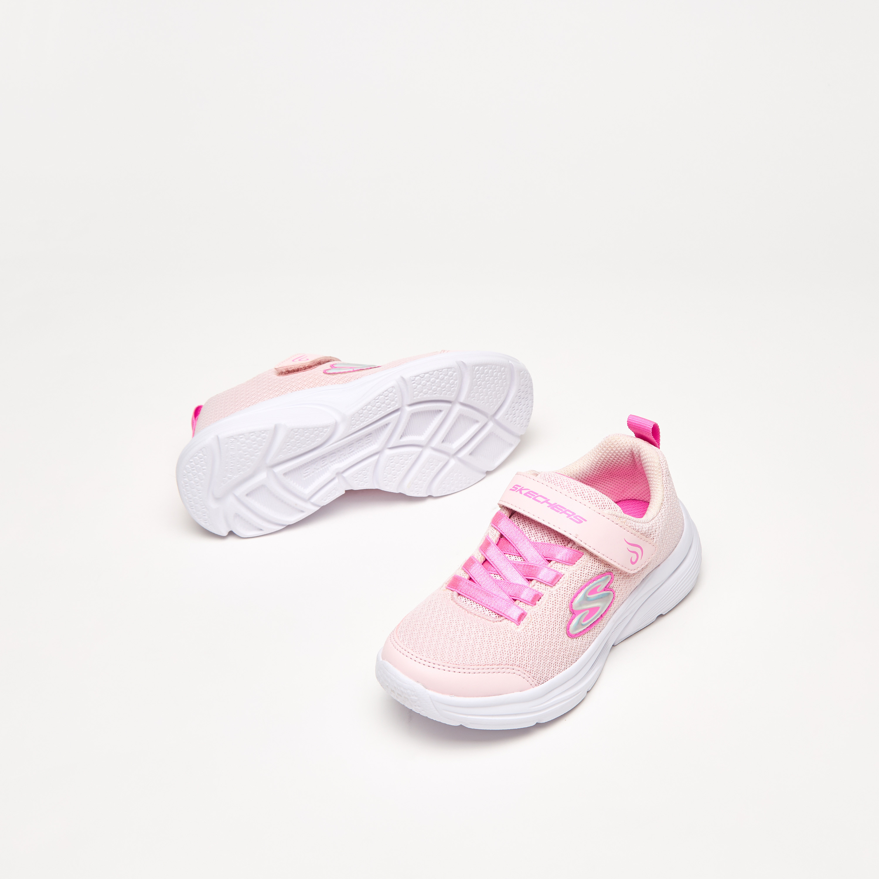 سكيتشرز حذاء رياضي ويفي لايتس مضيء ميموري فوم كاحل منخفض للبنات 303522L-AQUA | OE-girls-shoes-sneakers-image-14