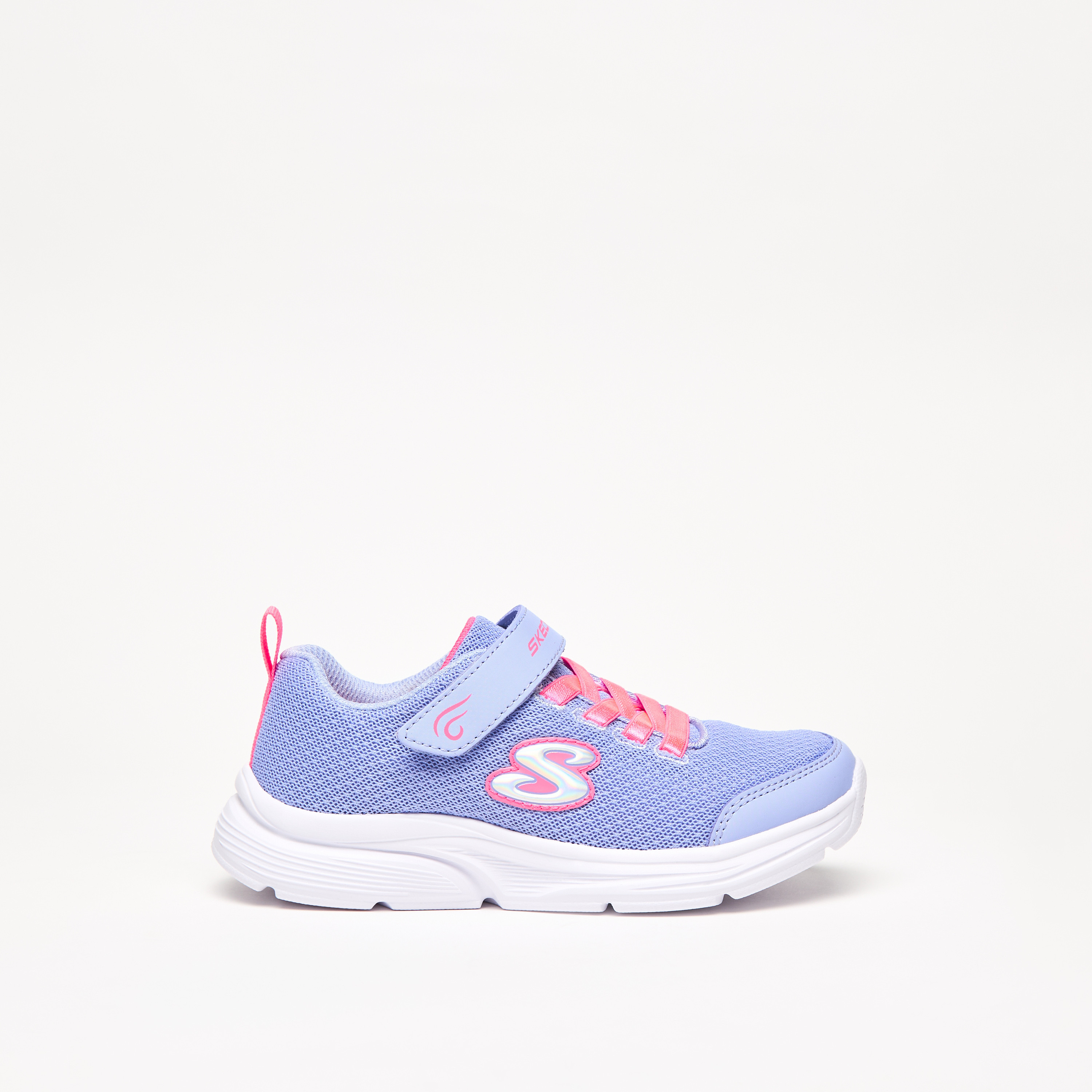 سكيتشرز حذاء رياضي ويفي لايتس مضيء ميموري فوم كاحل منخفض للبنات 303522L-AQUA | OE-girls-shoes-sneakers-image-19
