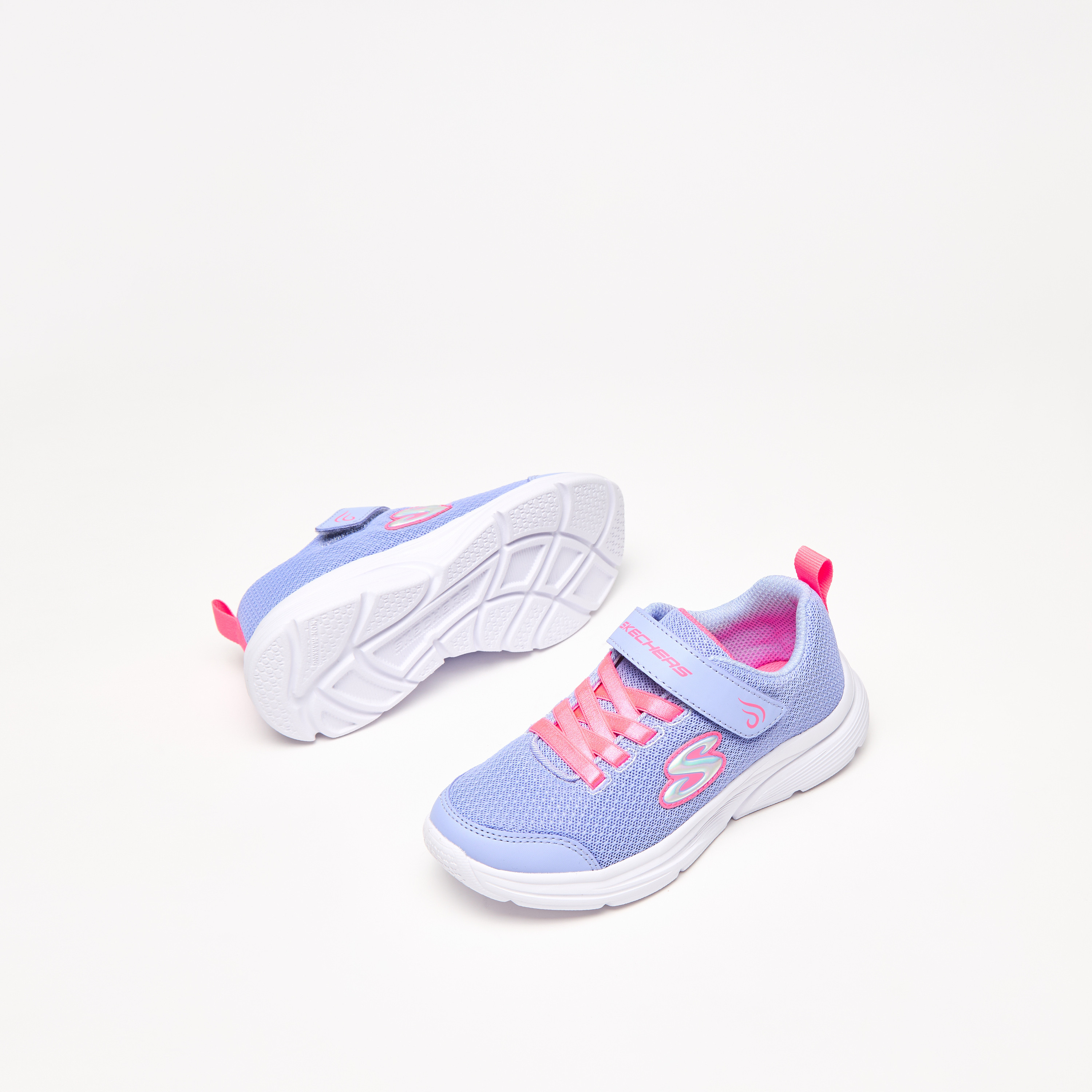 سكيتشرز حذاء رياضي ويفي لايتس مضيء ميموري فوم كاحل منخفض للبنات 303522L-AQUA | OE-girls-shoes-sneakers-image-21