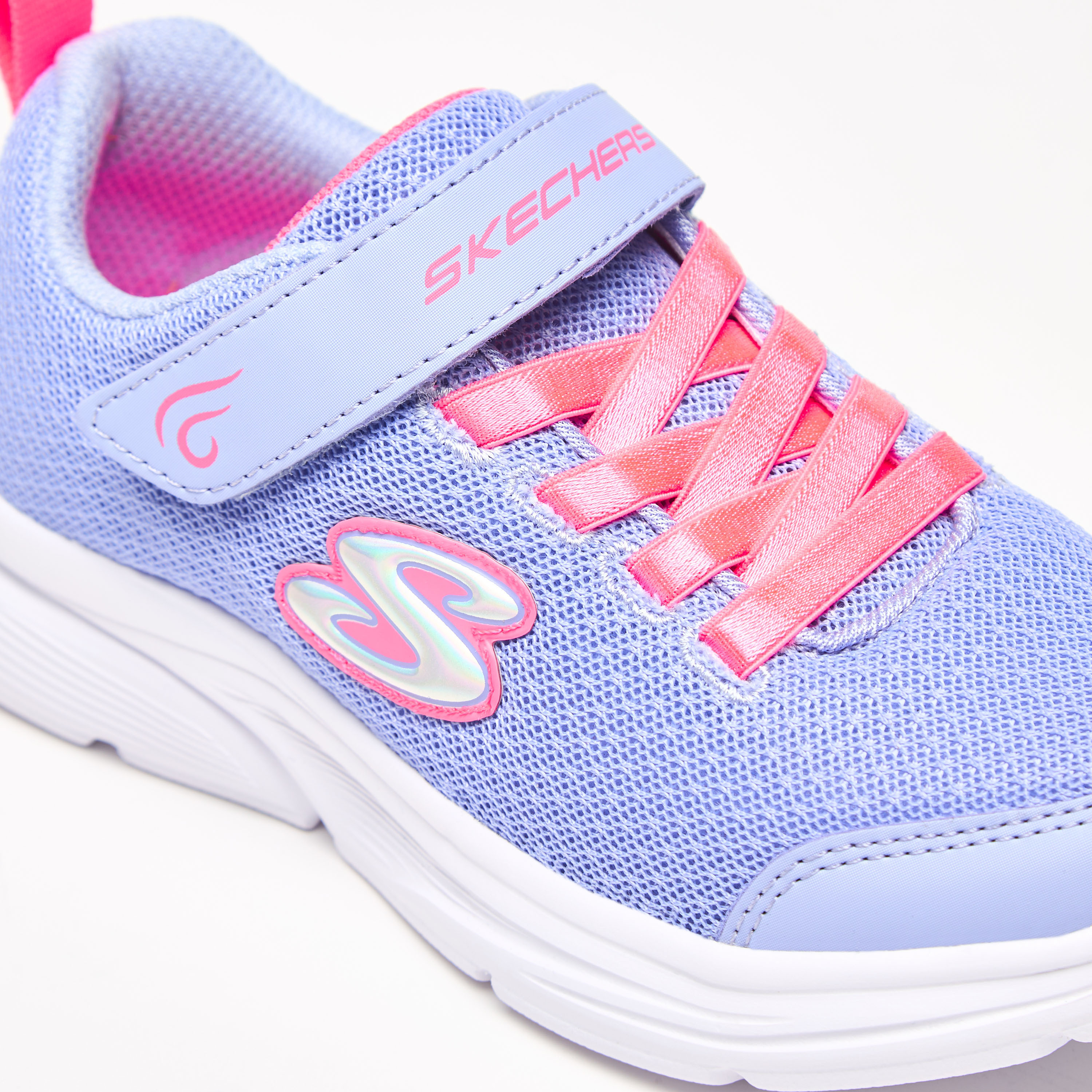 سكيتشرز حذاء رياضي ويفي لايتس مضيء ميموري فوم كاحل منخفض للبنات 303522L-AQUA | OE-girls-shoes-sneakers-image-22