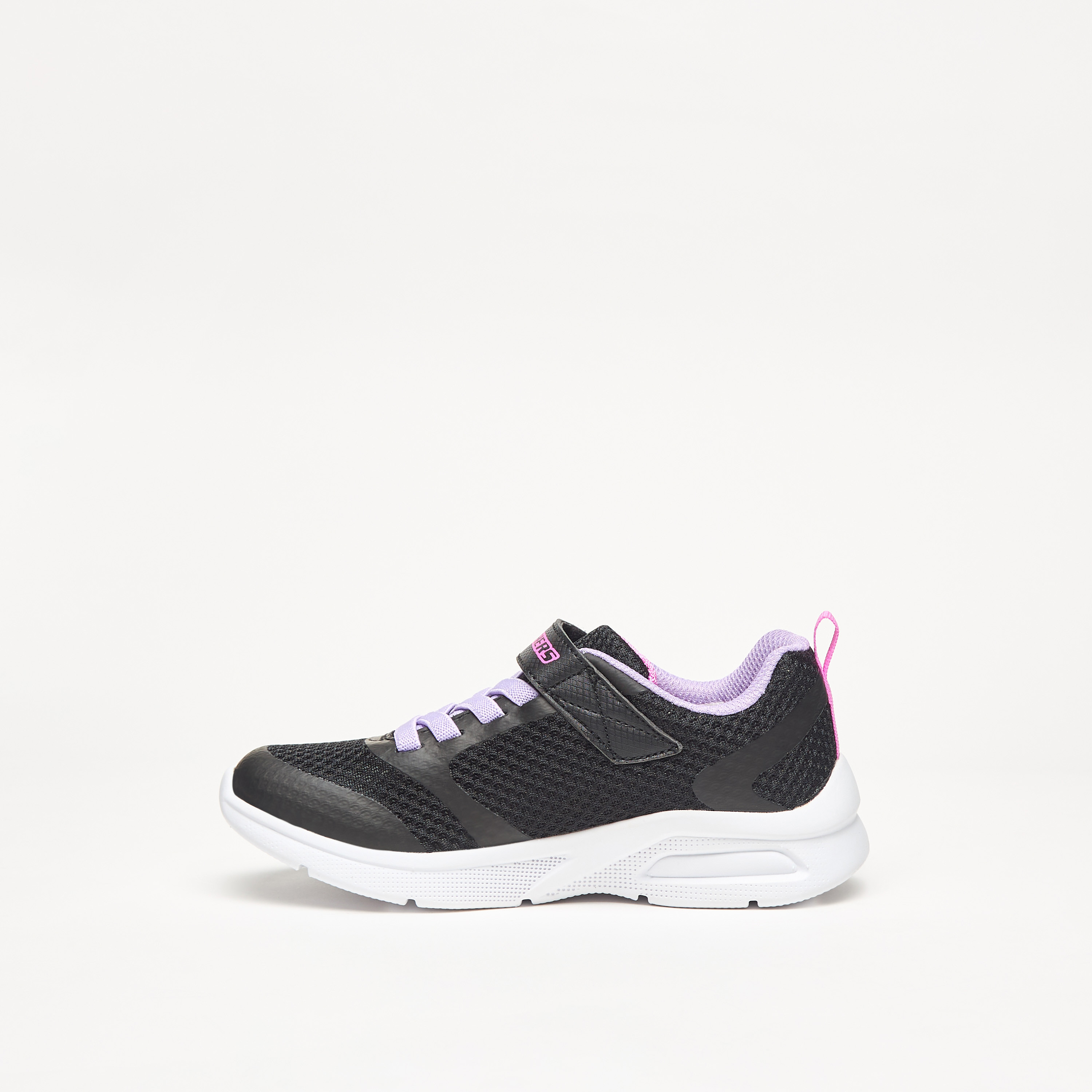 Skechers Microspec Max Girls Memory Foam Low Ankle Sneakers 303543L-BKLV | OE-girls-shoes-sneakers-image-3