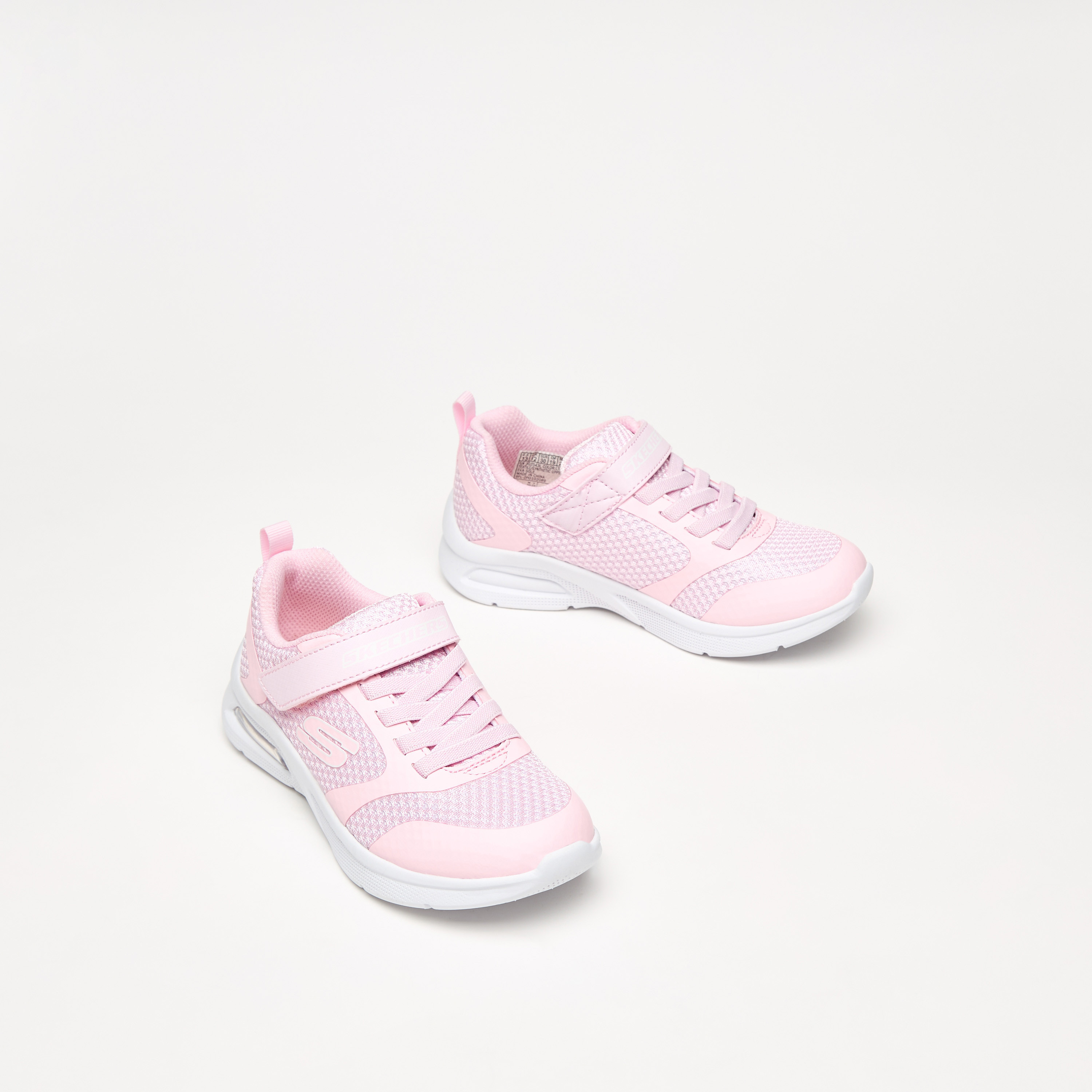 Skechers Microspec Max Girls Memory Foam Low Ankle Sneakers 303543L-BKLV | OE-girls-shoes-sneakers-image-9
