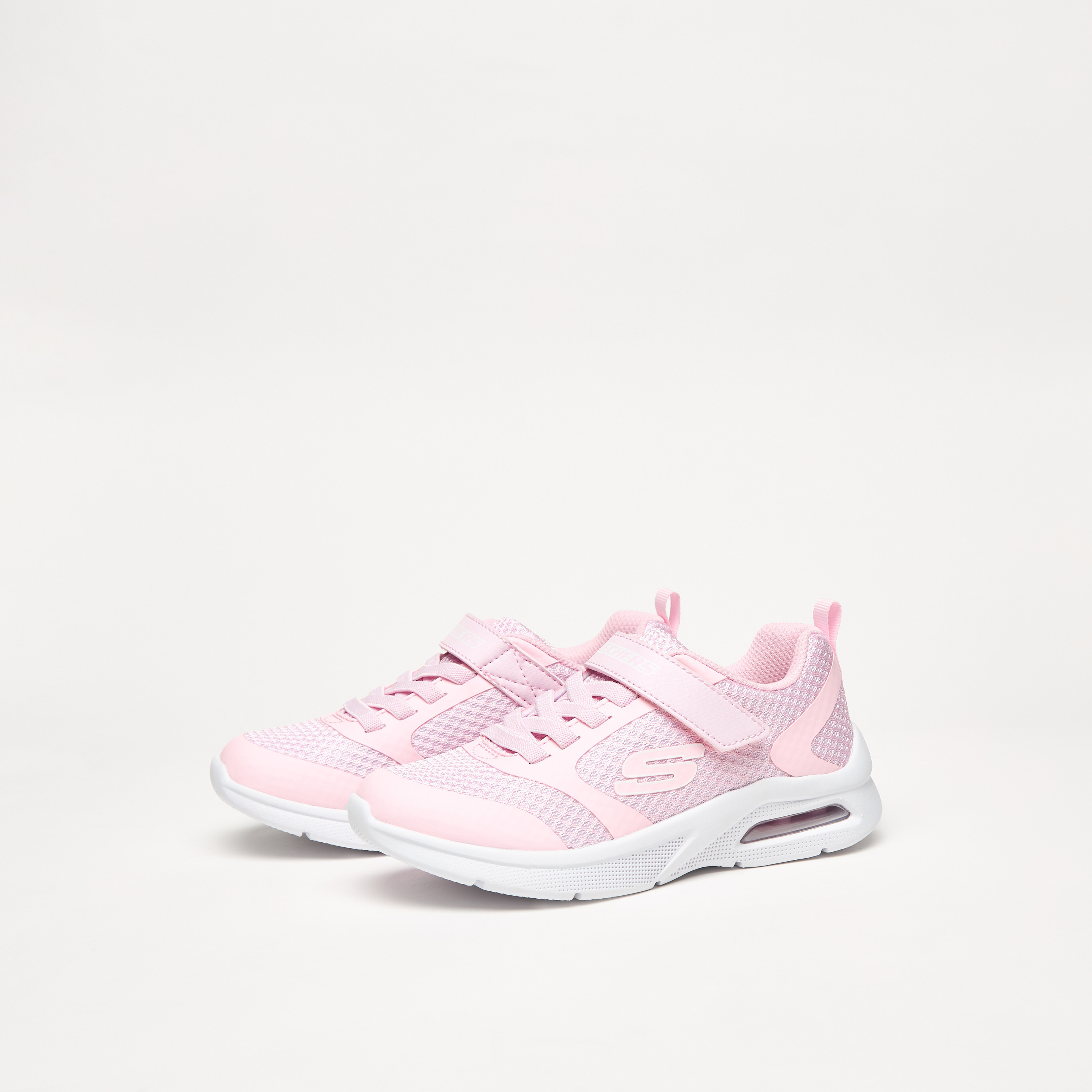 Skechers Microspec Max Girls Memory Foam Low Ankle Sneakers 303543L-BKLV | OE-girls-shoes-sneakers-image-10