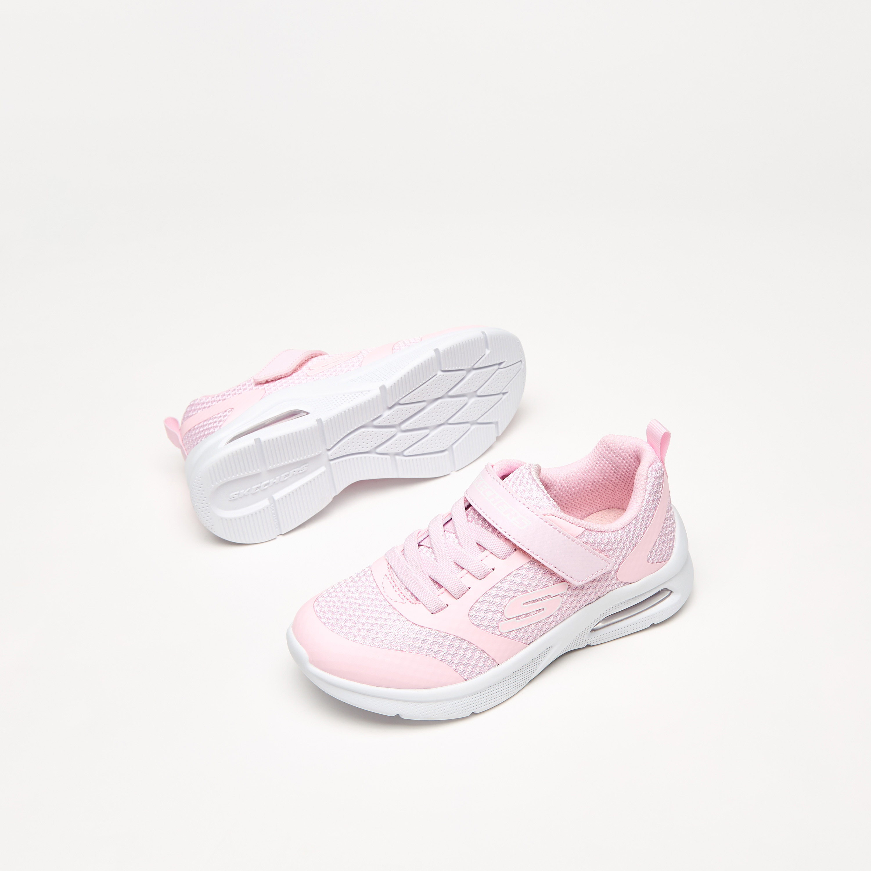 Skechers Microspec Max Girls Memory Foam Low Ankle Sneakers 303543L-BKLV | OE-girls-shoes-sneakers-image-14