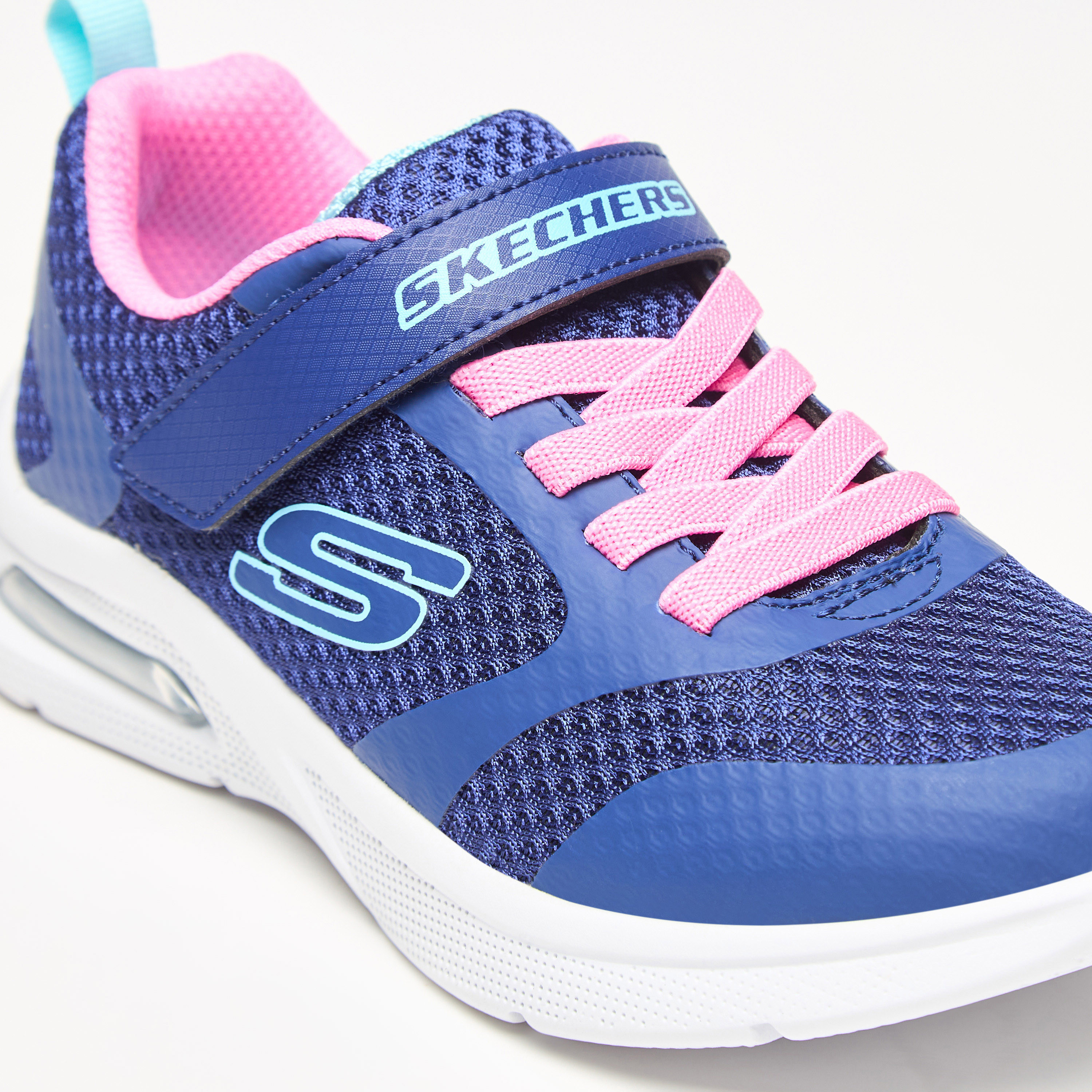 Skechers Microspec Max Girls Memory Foam Low Ankle Sneakers 303543L-BKLV | OE-girls-shoes-sneakers-image-23